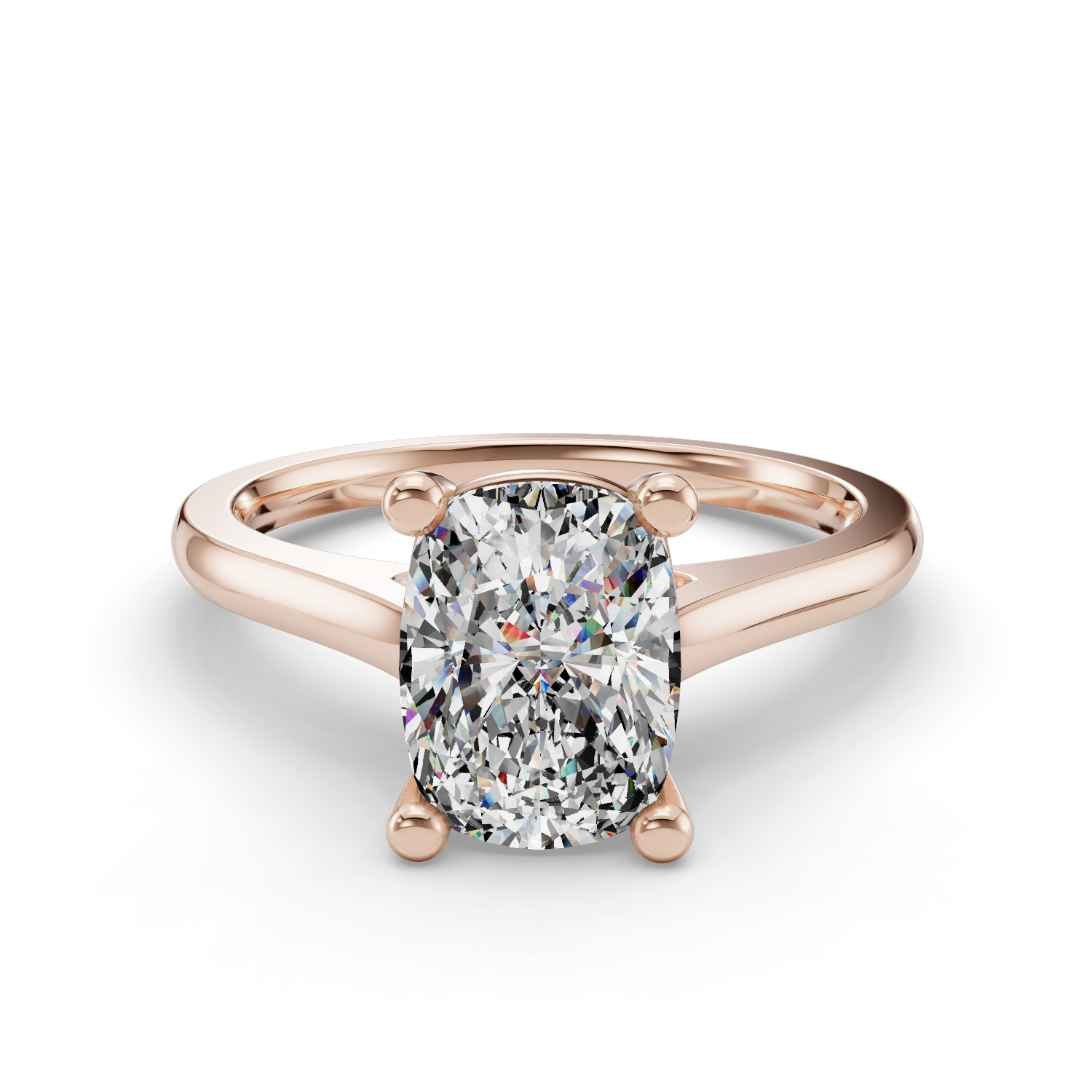 Dahlia Customizable Lab Grown Diamond Engagement Ring