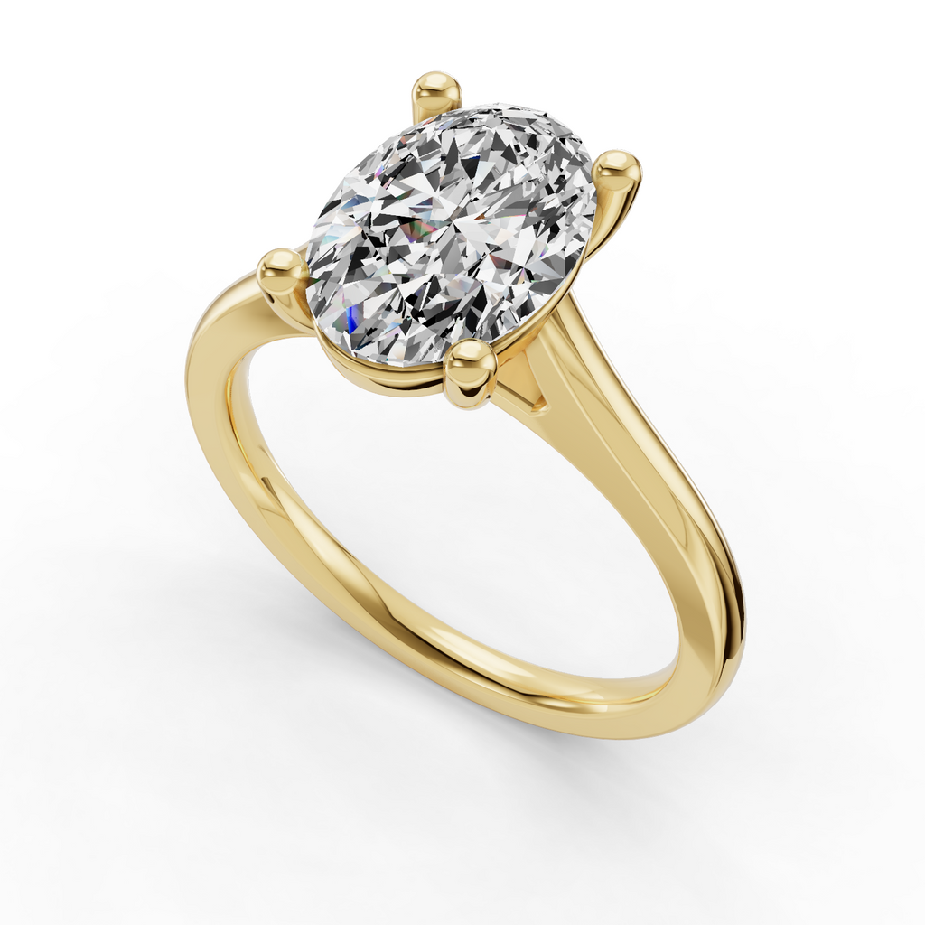 Dahlia Customizable Lab Grown Diamond Engagement Ring - Carter's Collective Fine Jewelry