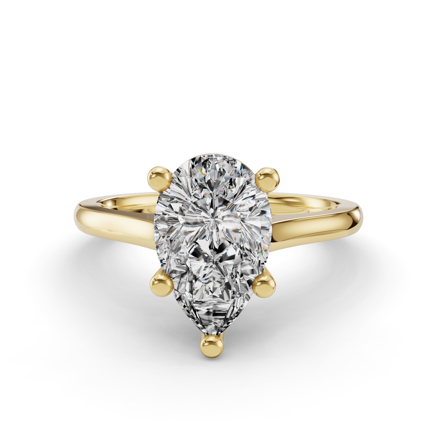 Dahlia Customizable Lab Grown Diamond Engagement Ring