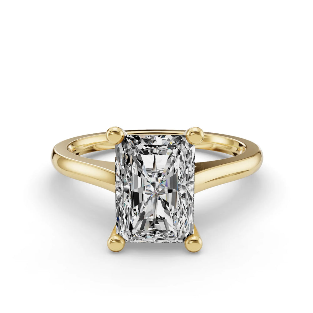 DOORBUSTER: Lab Grown Radiant Diamond Dahlia Solitaire Engagement Ring, 1 CTTW - Carter's Collective Fine Jewelry