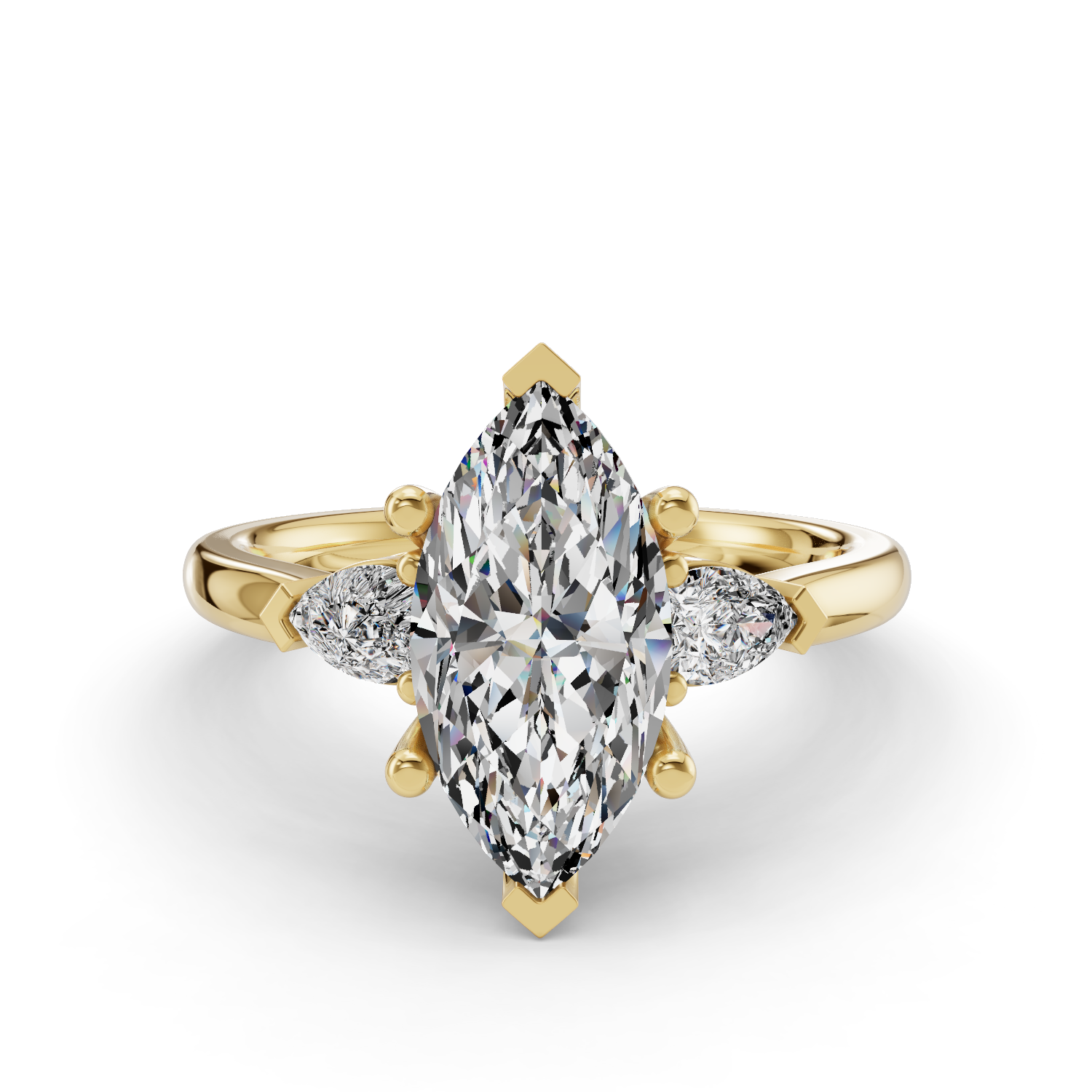 Daisy Customizable Lab Grown Diamond Engagement Ring - Carter's Collective Fine Jewelry