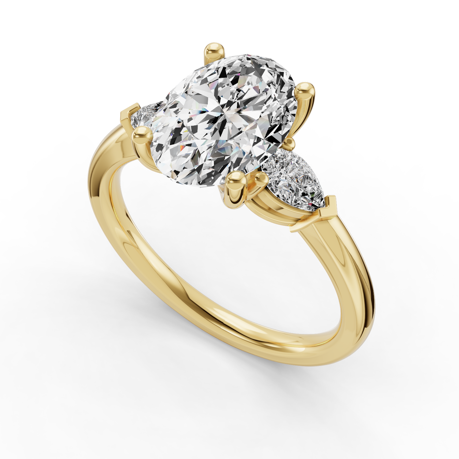 Daisy Customizable Lab Grown Diamond Engagement Ring - Carter's Collective Fine Jewelry
