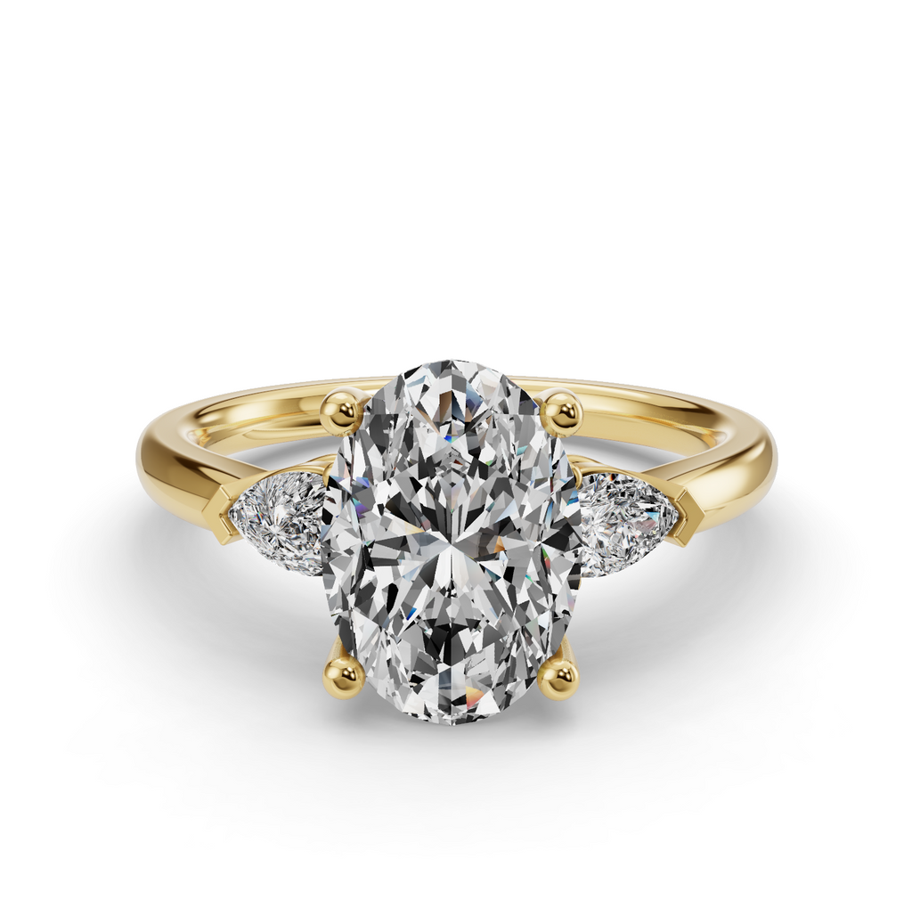 Daisy Customizable Lab Grown Diamond Engagement Ring - Carter's Collective Fine Jewelry