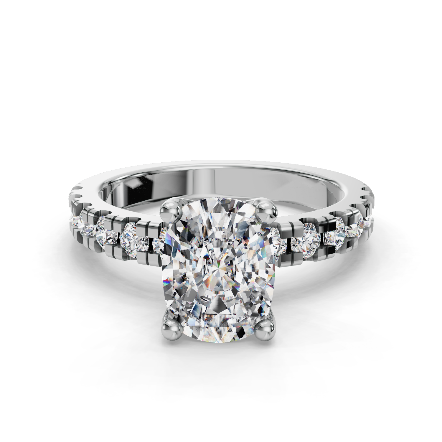 Hydrangea Customizable Lab Grown Diamond Engagement Ring - Carter's Collective Fine Jewelry