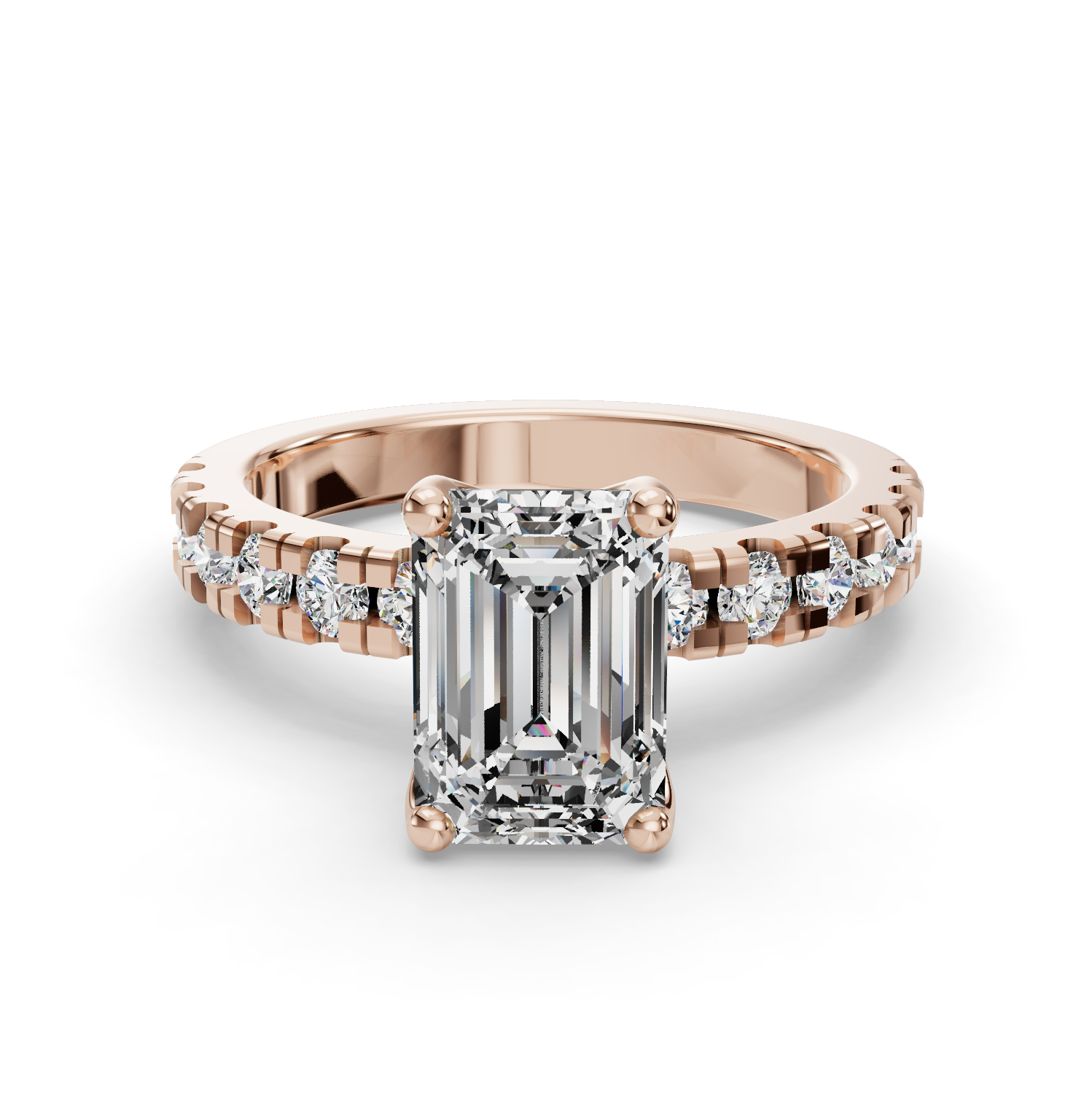 Hydrangea Customizable Lab Grown Diamond Engagement Ring - Carter's Collective Fine Jewelry