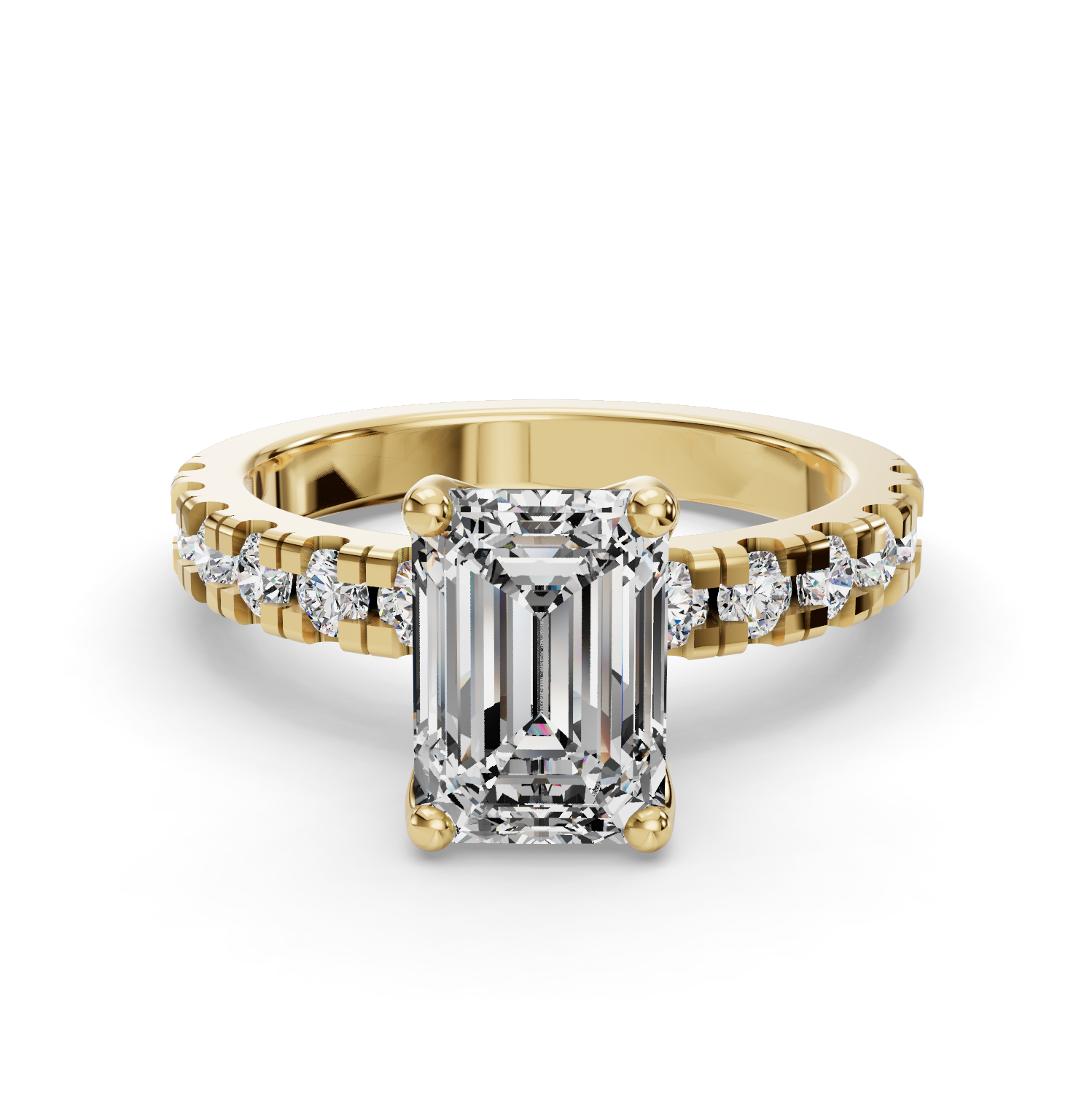 Hydrangea Customizable Lab Grown Diamond Engagement Ring - Carter's Collective Fine Jewelry