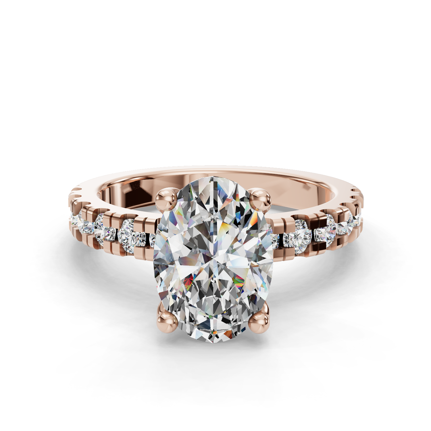 Hydrangea Customizable Lab Grown Diamond Engagement Ring - Carter's Collective Fine Jewelry