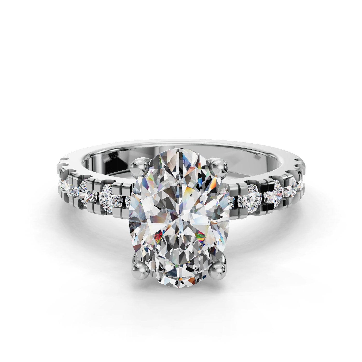 Hydrangea Customizable Lab Grown Diamond Engagement Ring - Carter's Collective Fine Jewelry