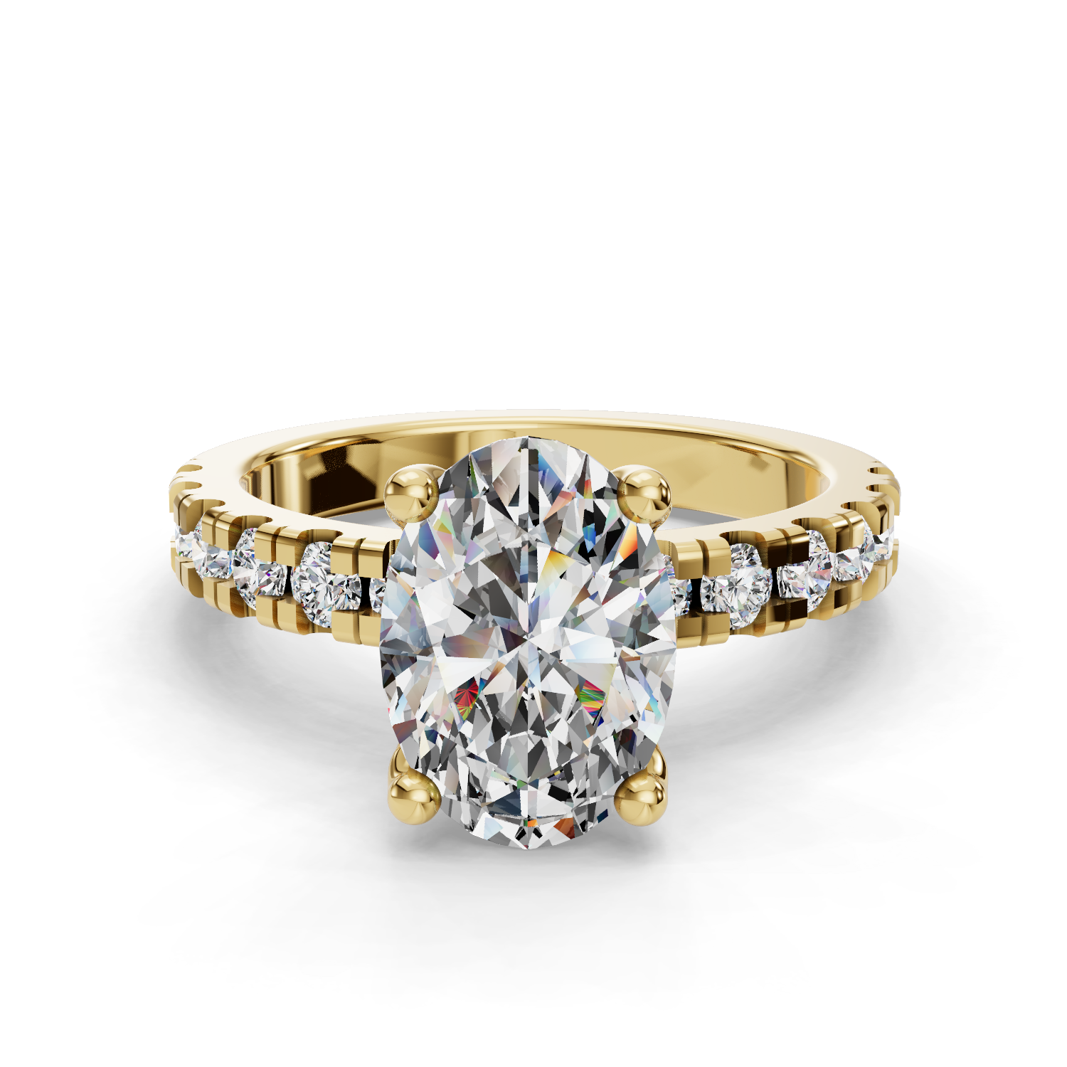 Hydrangea Customizable Lab Grown Diamond Engagement Ring - Carter's Collective Fine Jewelry