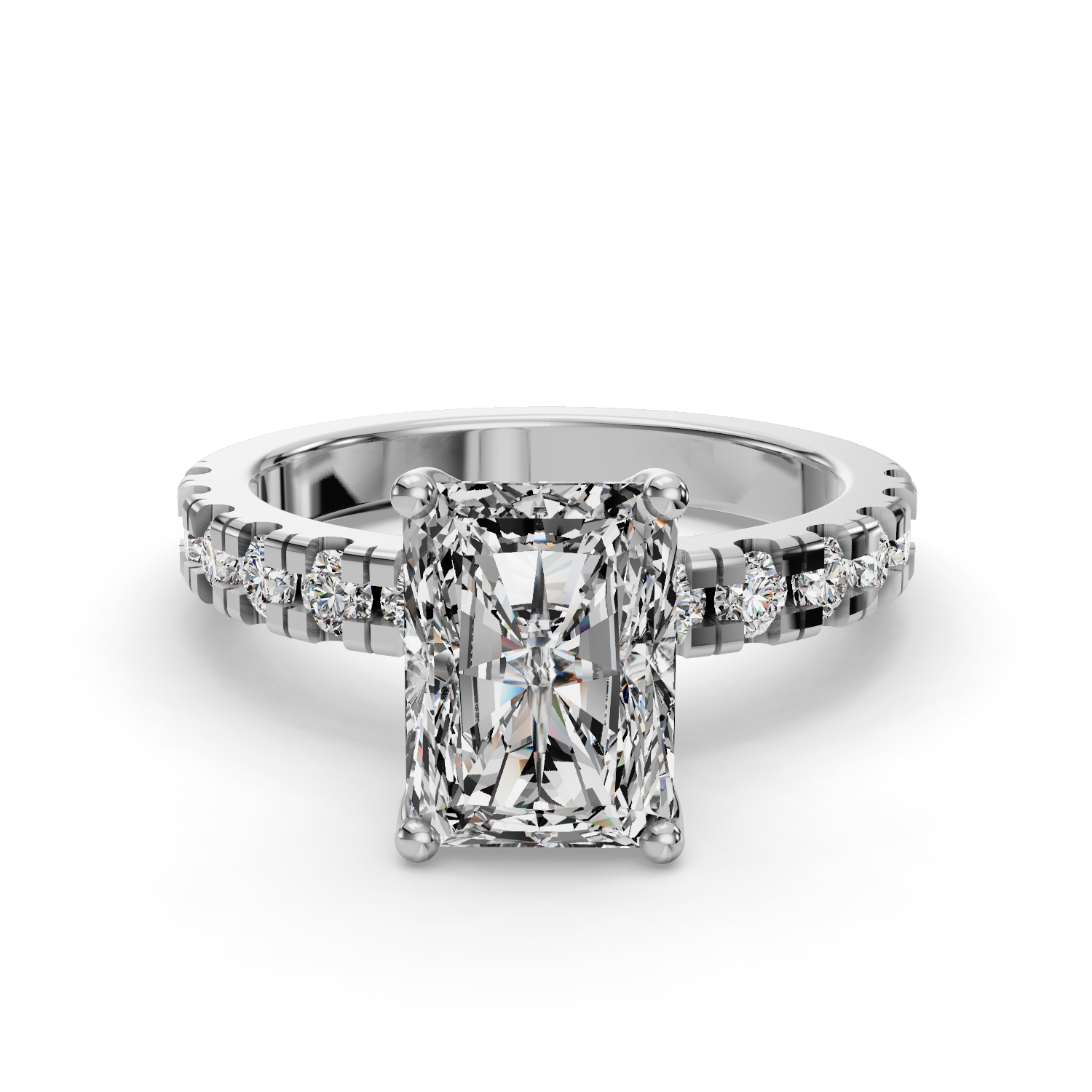 Hydrangea Customizable Lab Grown Diamond Engagement Ring - Carter's Collective Fine Jewelry
