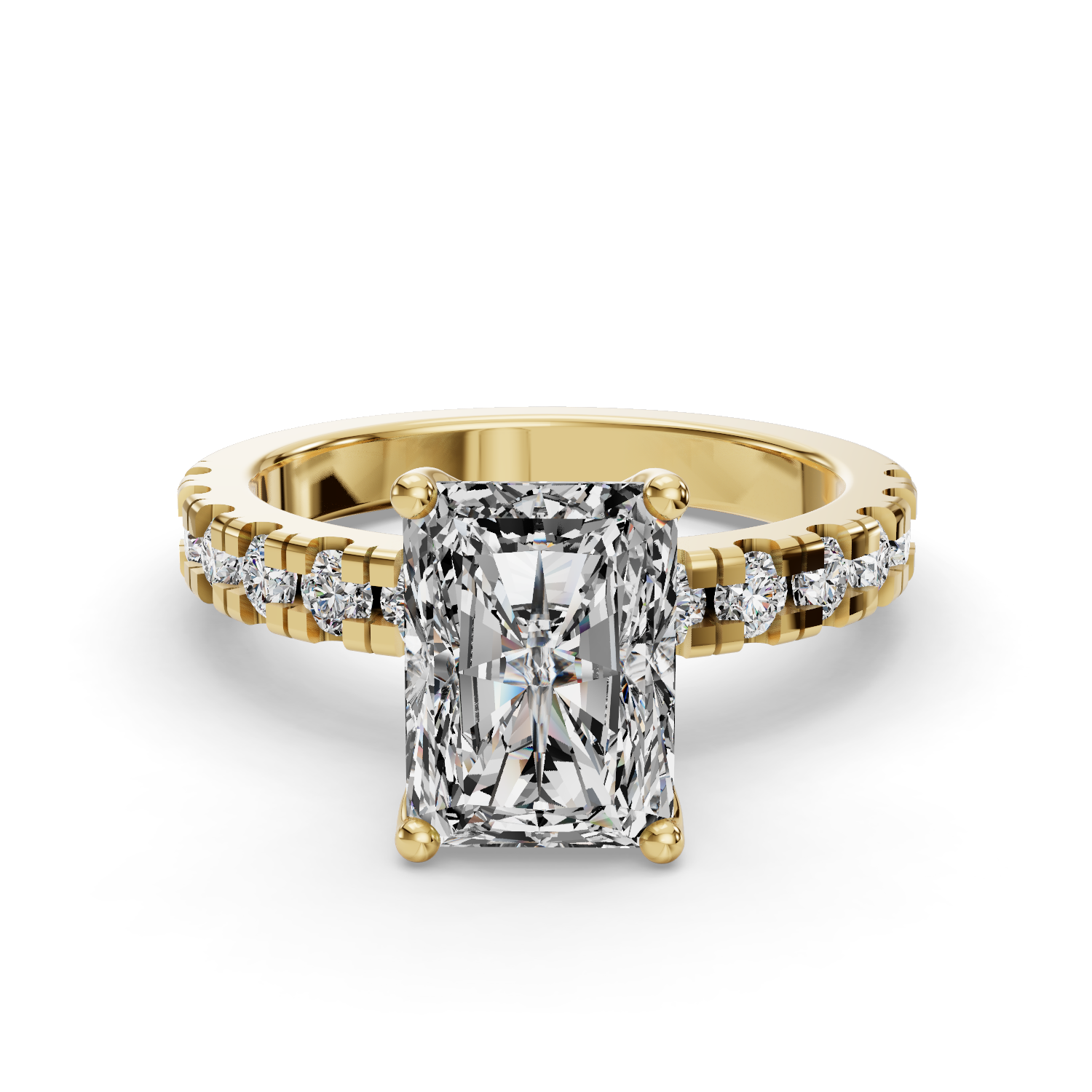 Hydrangea Customizable Lab Grown Diamond Engagement Ring - Carter's Collective Fine Jewelry