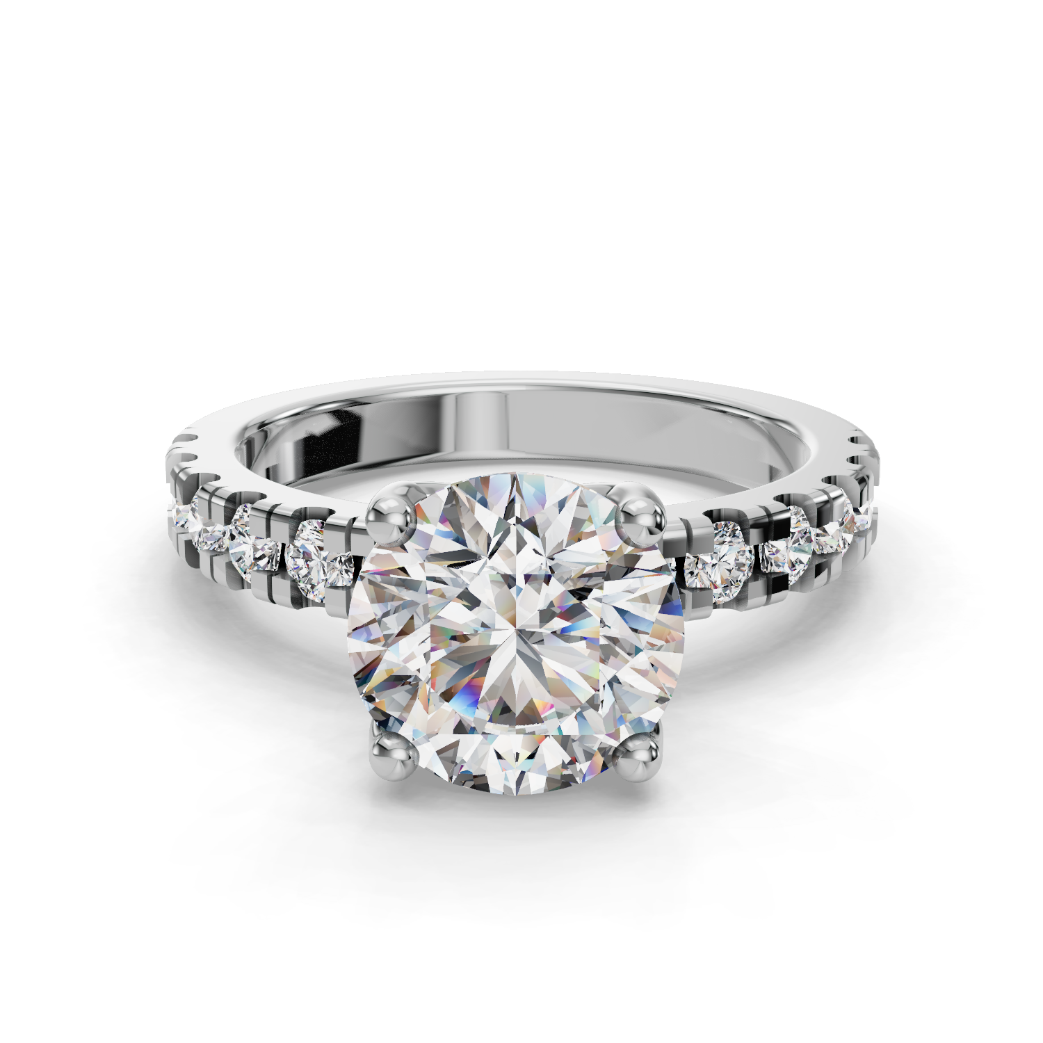 Hydrangea Customizable Lab Grown Diamond Engagement Ring - Carter's Collective Fine Jewelry