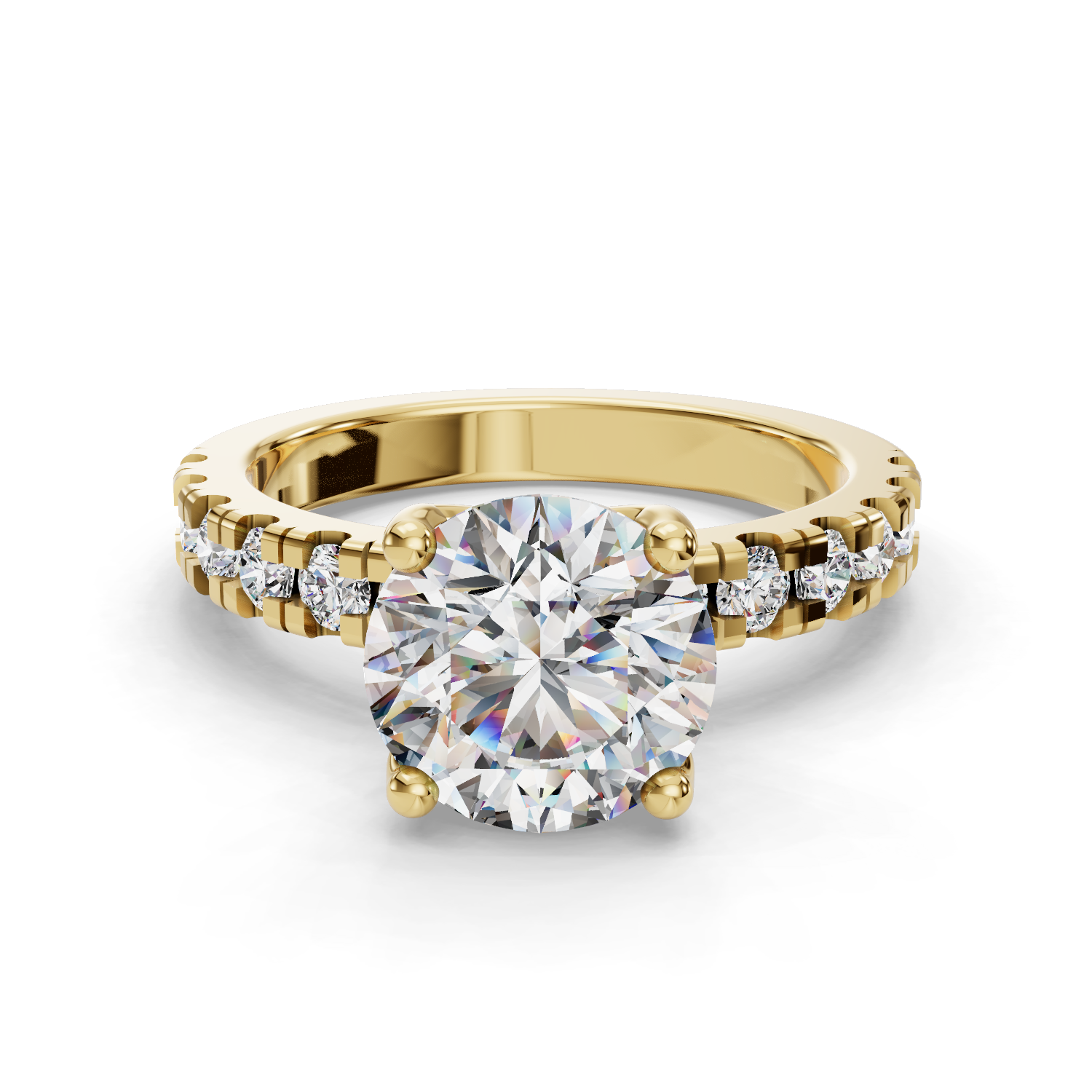 Hydrangea Customizable Lab Grown Diamond Engagement Ring - Carter's Collective Fine Jewelry
