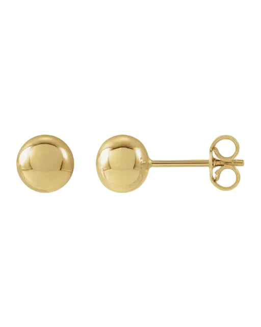 Gold Ball Studs