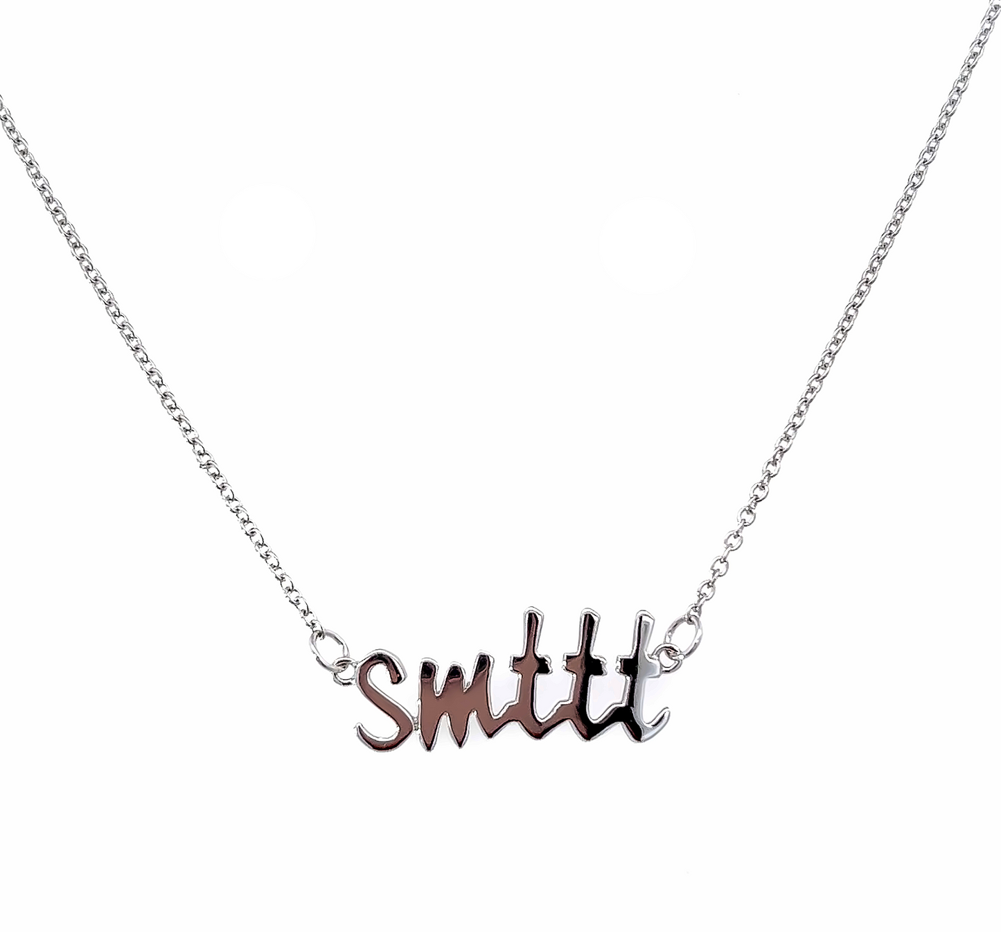 Sterling Silver "SMTTT" Necklace