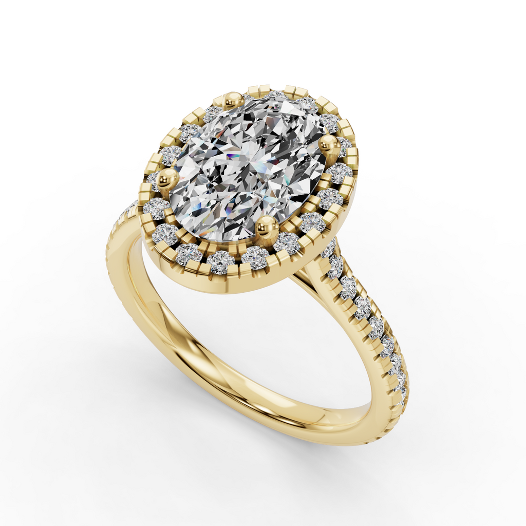 Lily Customizable Lab Grown Diamond Engagement Ring - Carter's Collective Fine Jewelry