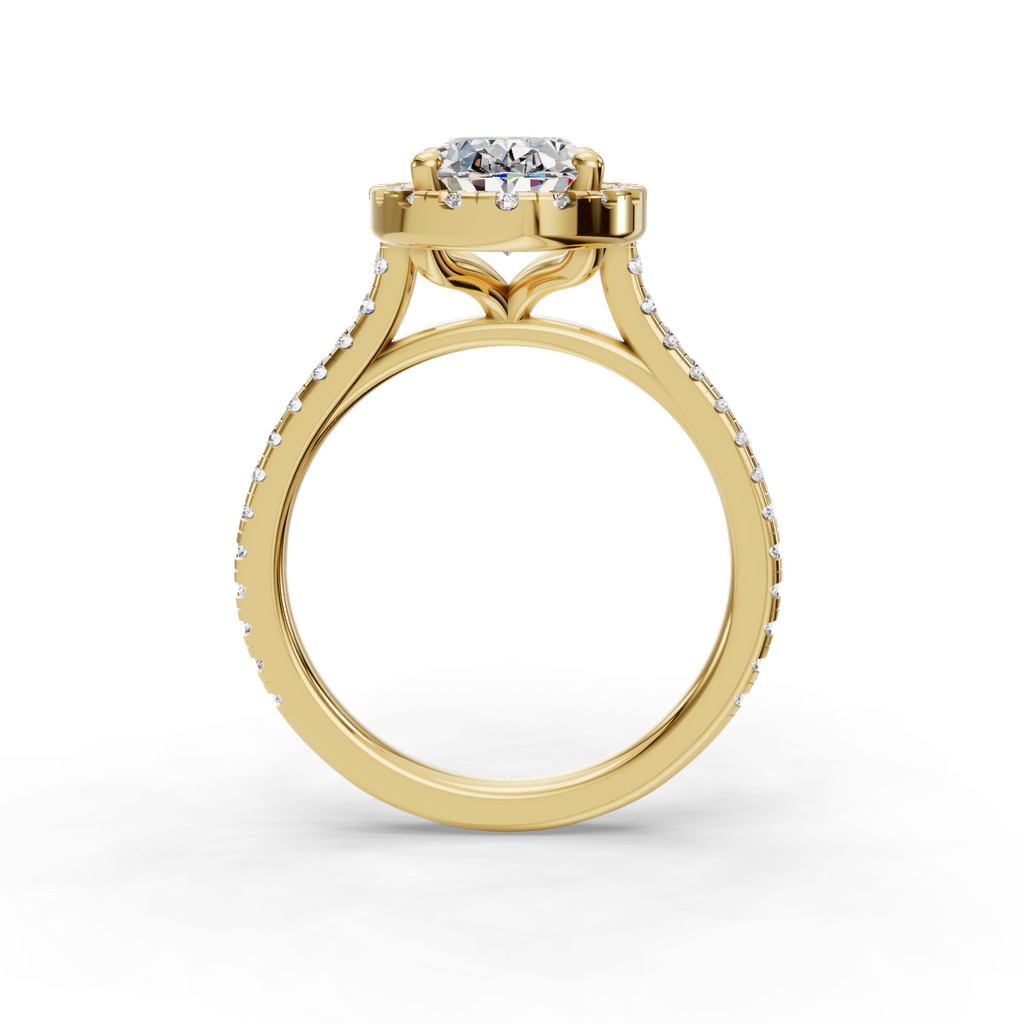 Lily Customizable Lab Grown Diamond Engagement Ring - Carter's Collective Fine Jewelry