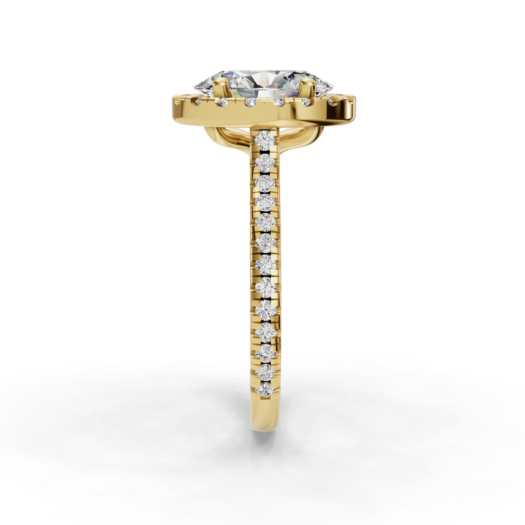 Lily Customizable Lab Grown Diamond Engagement Ring - Carter's Collective Fine Jewelry
