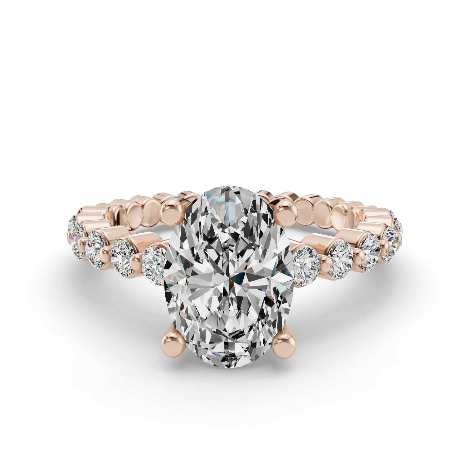 Aster Customizable Lab Grown Diamond Engagement Ring - Carter's Collective Fine Jewelry