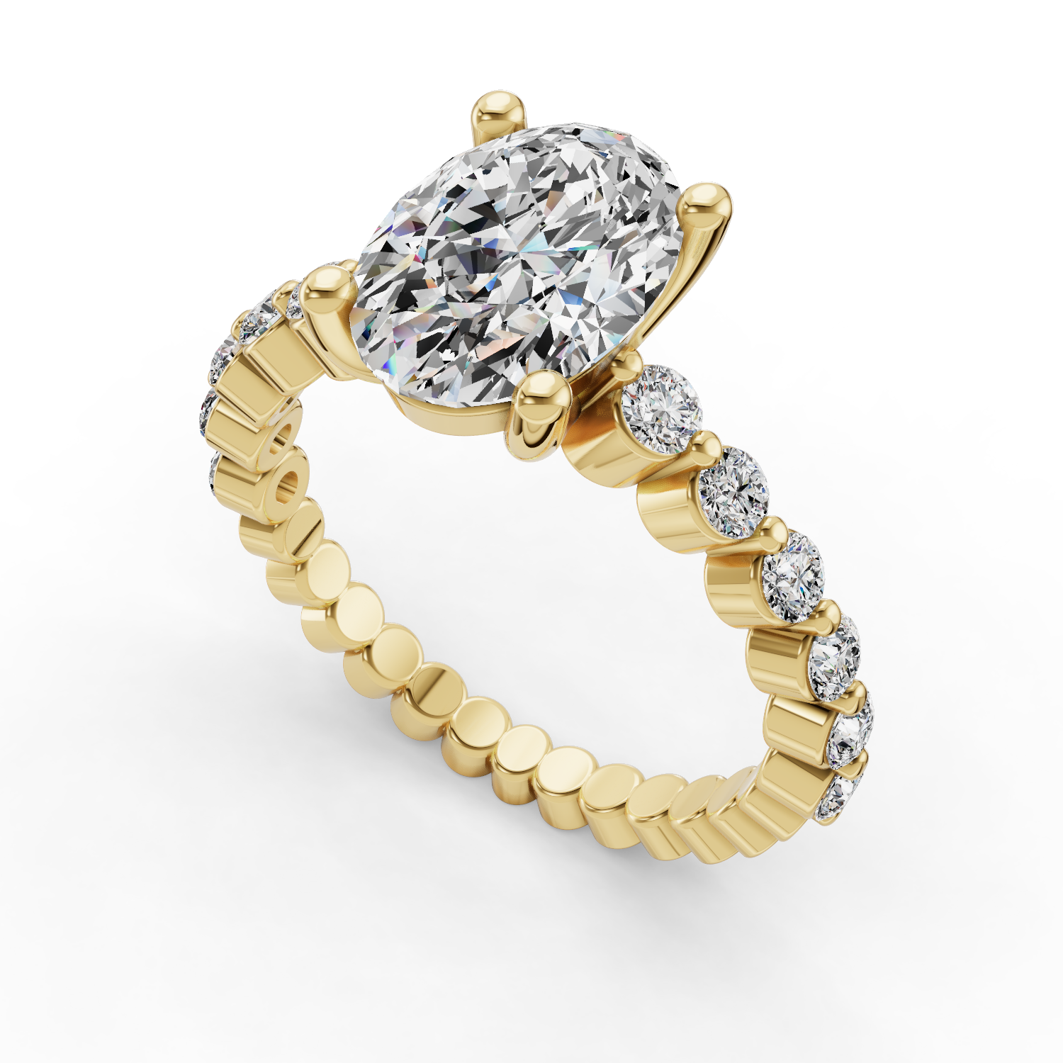 Aster Customizable Lab Grown Diamond Engagement Ring - Carter's Collective Fine Jewelry