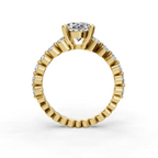 Aster Customizable Lab Grown Diamond Engagement Ring - Carter's Collective Fine Jewelry
