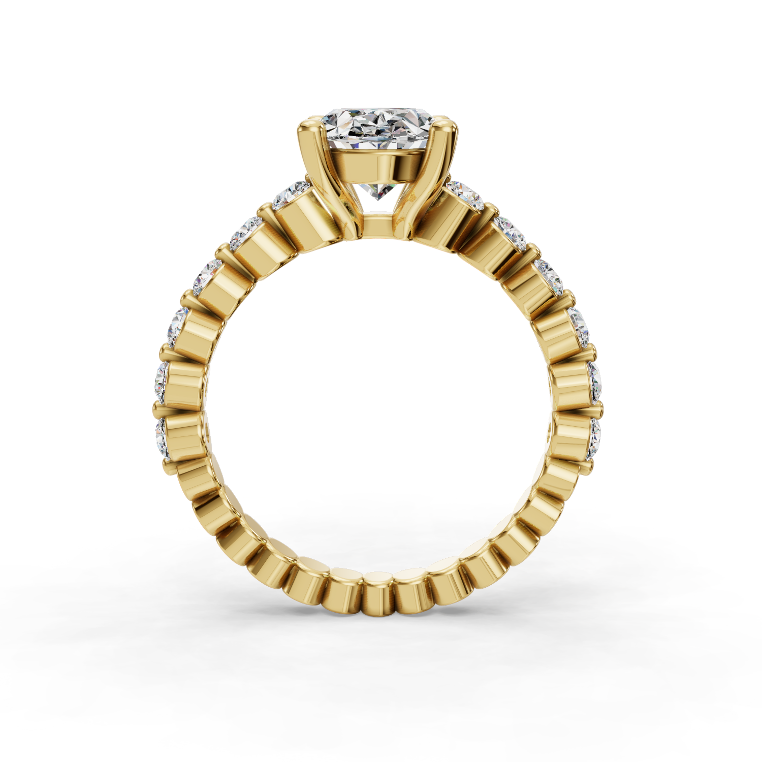 Aster Customizable Lab Grown Diamond Engagement Ring - Carter's Collective Fine Jewelry