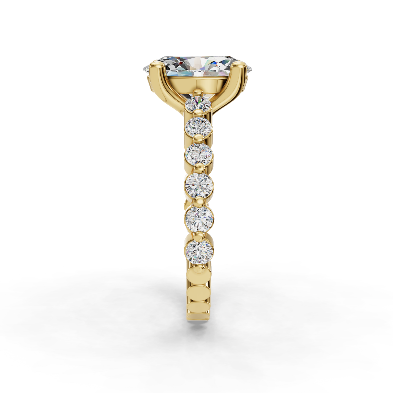 Aster Customizable Lab Grown Diamond Engagement Ring - Carter's Collective Fine Jewelry