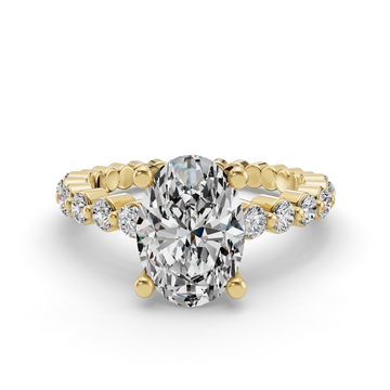 Aster Customizable Lab Grown Diamond Engagement Ring - Carter's Collective Fine Jewelry