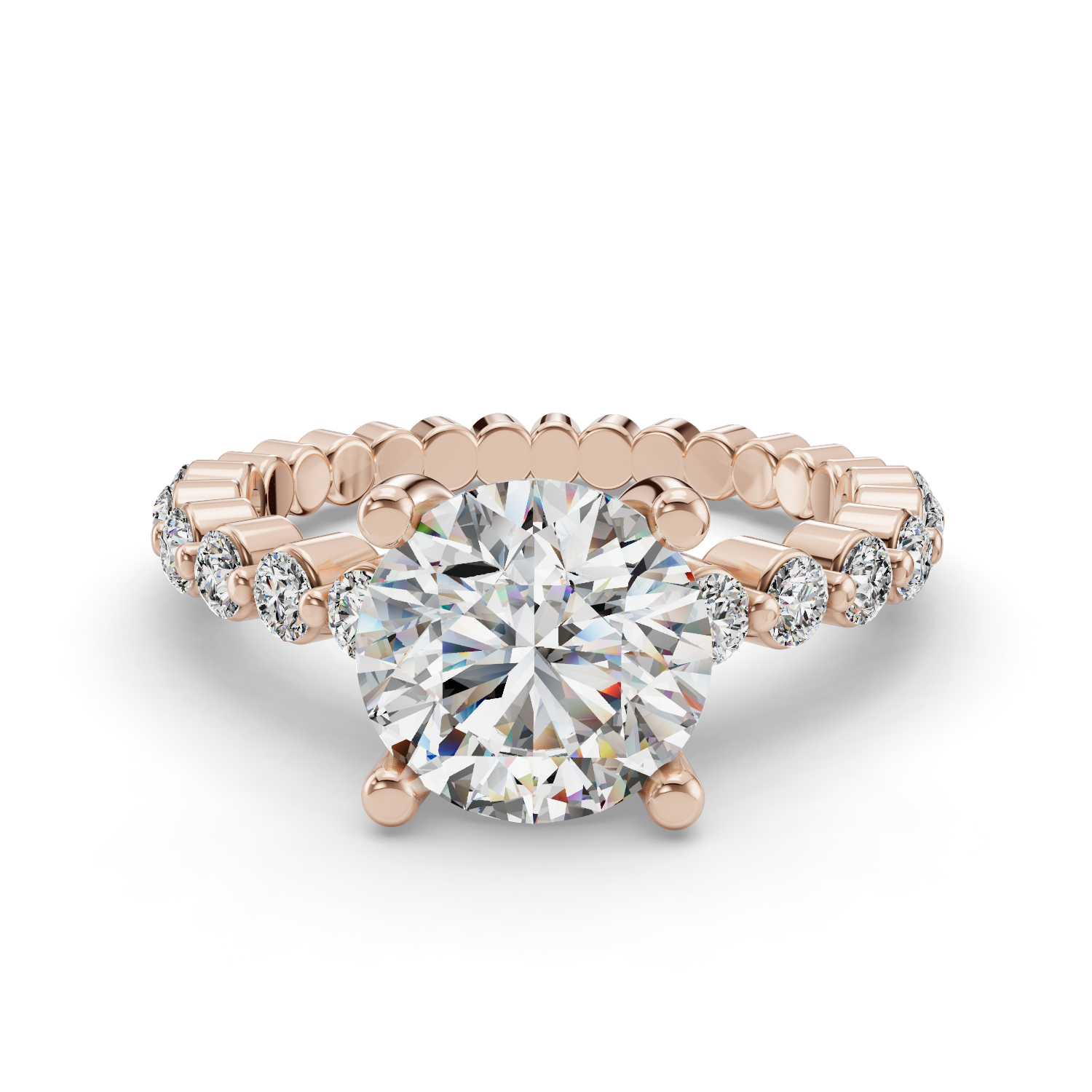 Aster Customizable Lab Grown Diamond Engagement Ring - Carter's Collective Fine Jewelry