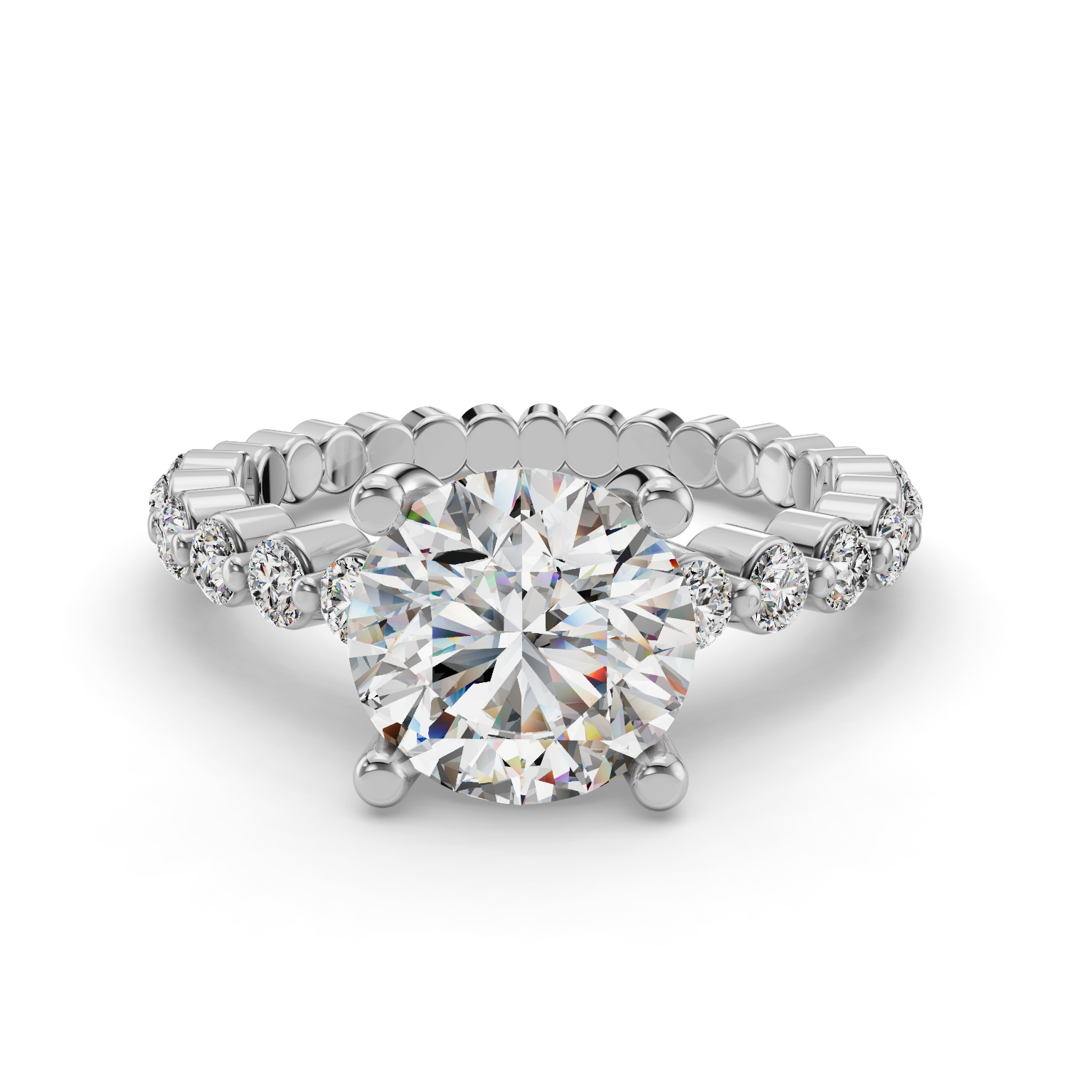 Aster Customizable Lab Grown Diamond Engagement Ring - Carter's Collective Fine Jewelry