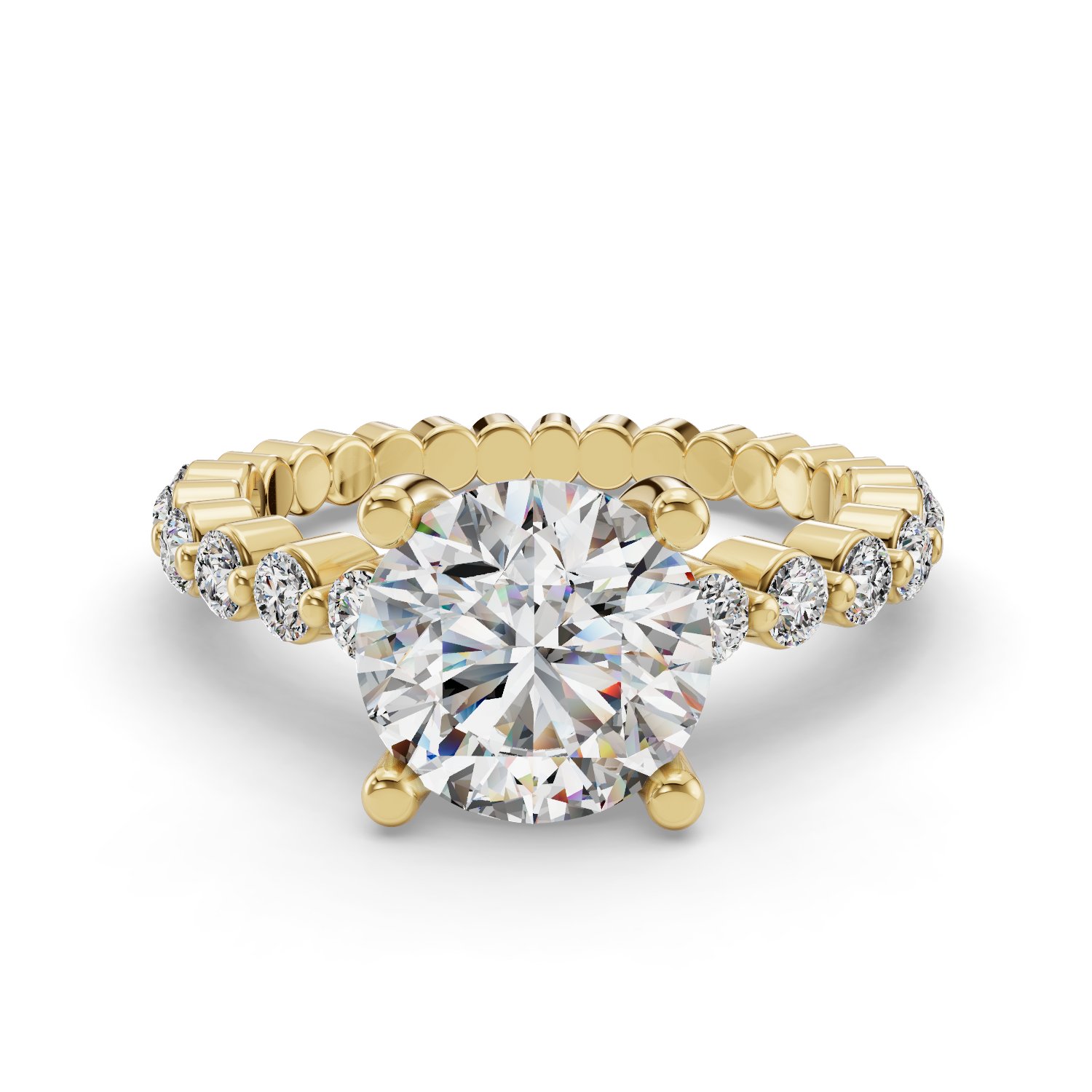 Aster Customizable Lab Grown Diamond Engagement Ring - Carter's Collective Fine Jewelry