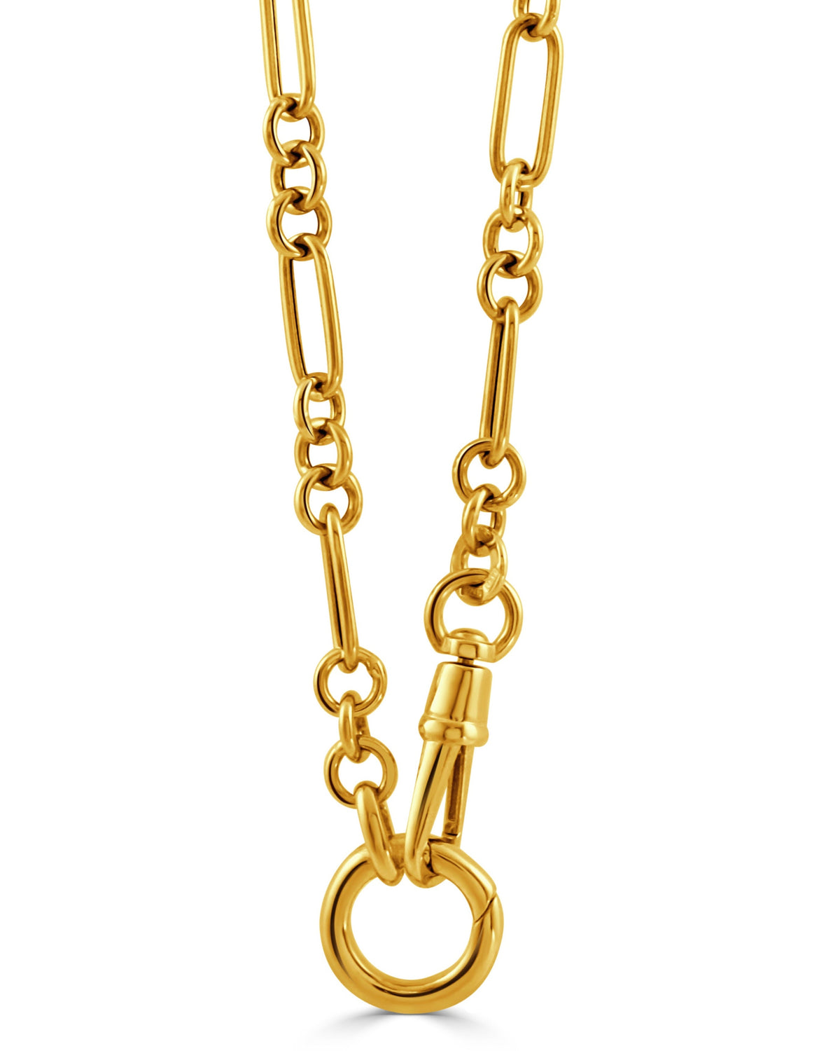 Carter Link Chain Yellow Gold Fancy Link Chain