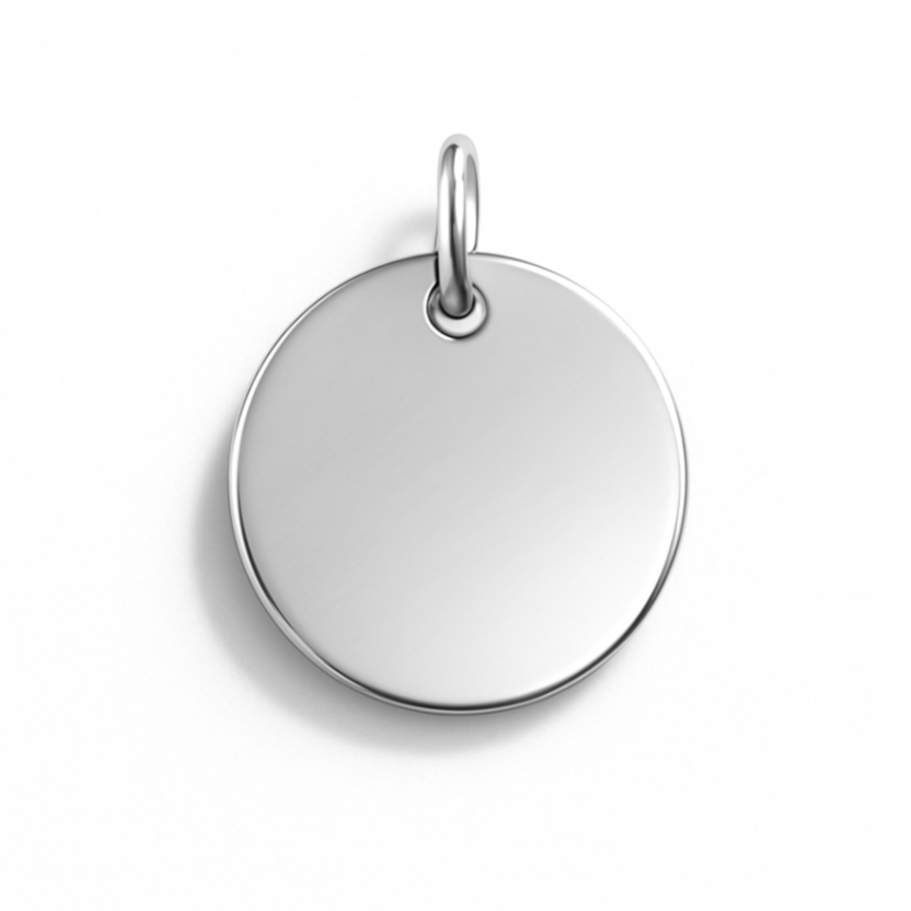 Petite Engravable Disc Charm - Carter's Collective Fine Jewelry