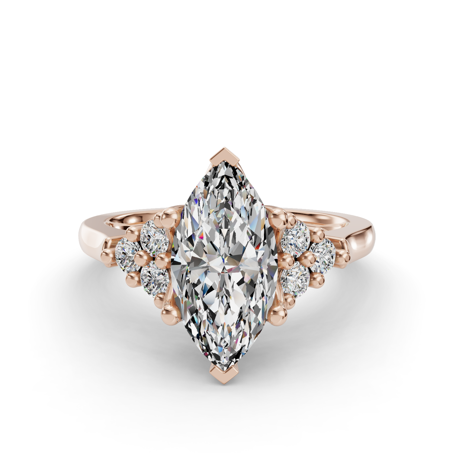 Tulip Customizable Lab Grown Diamond Engagement Ring