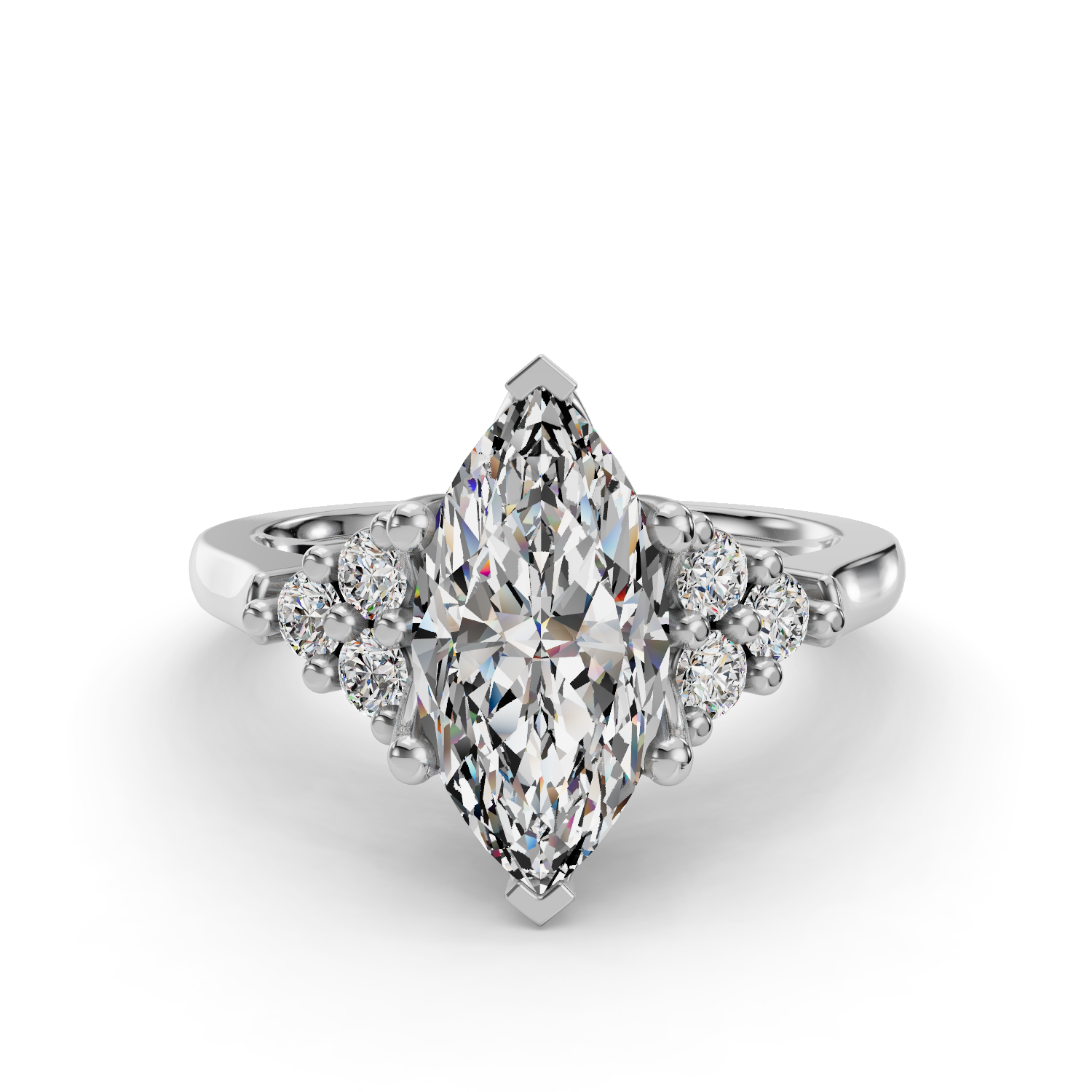 Tulip Customizable Lab Grown Diamond Engagement Ring