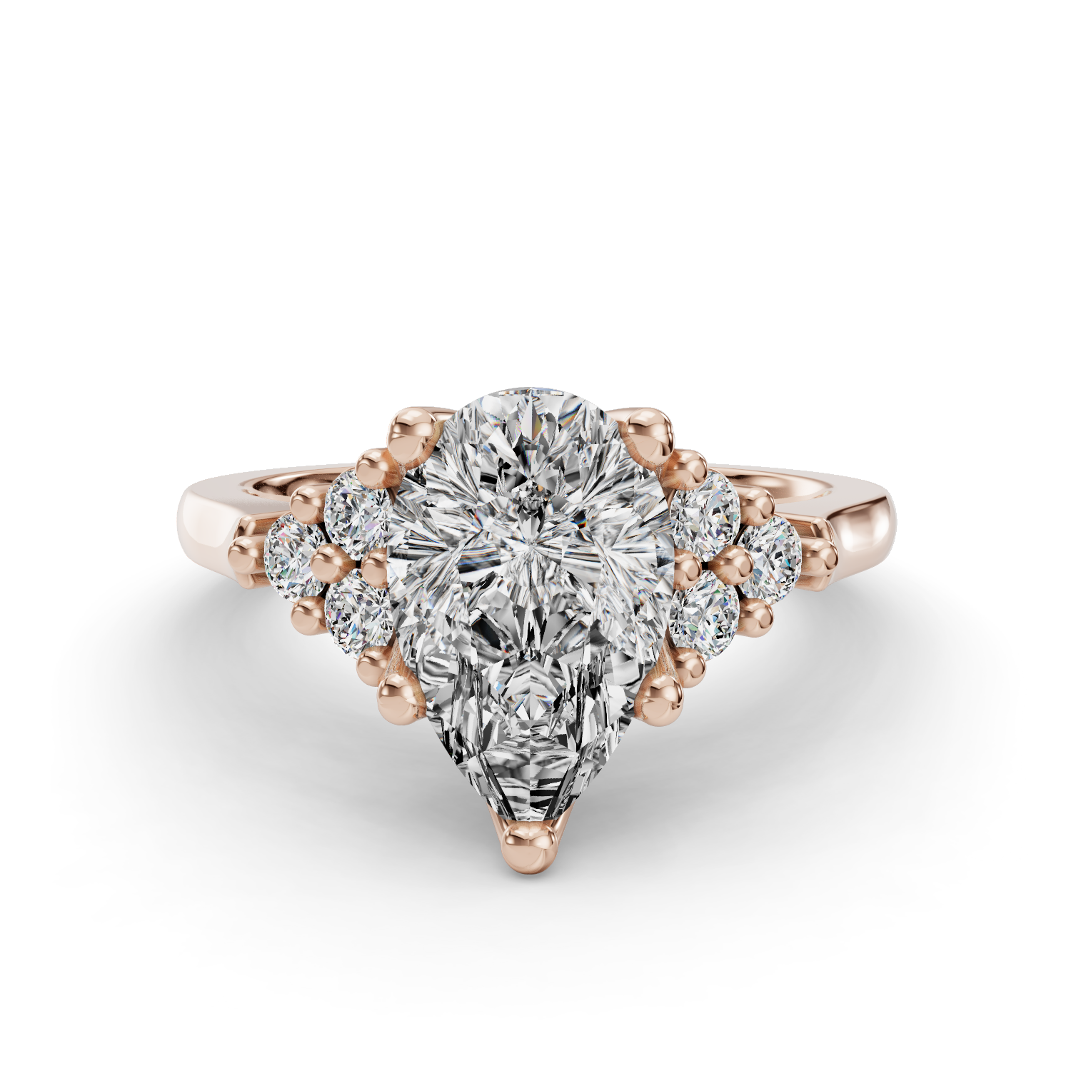 Tulip Customizable Lab Grown Diamond Engagement Ring