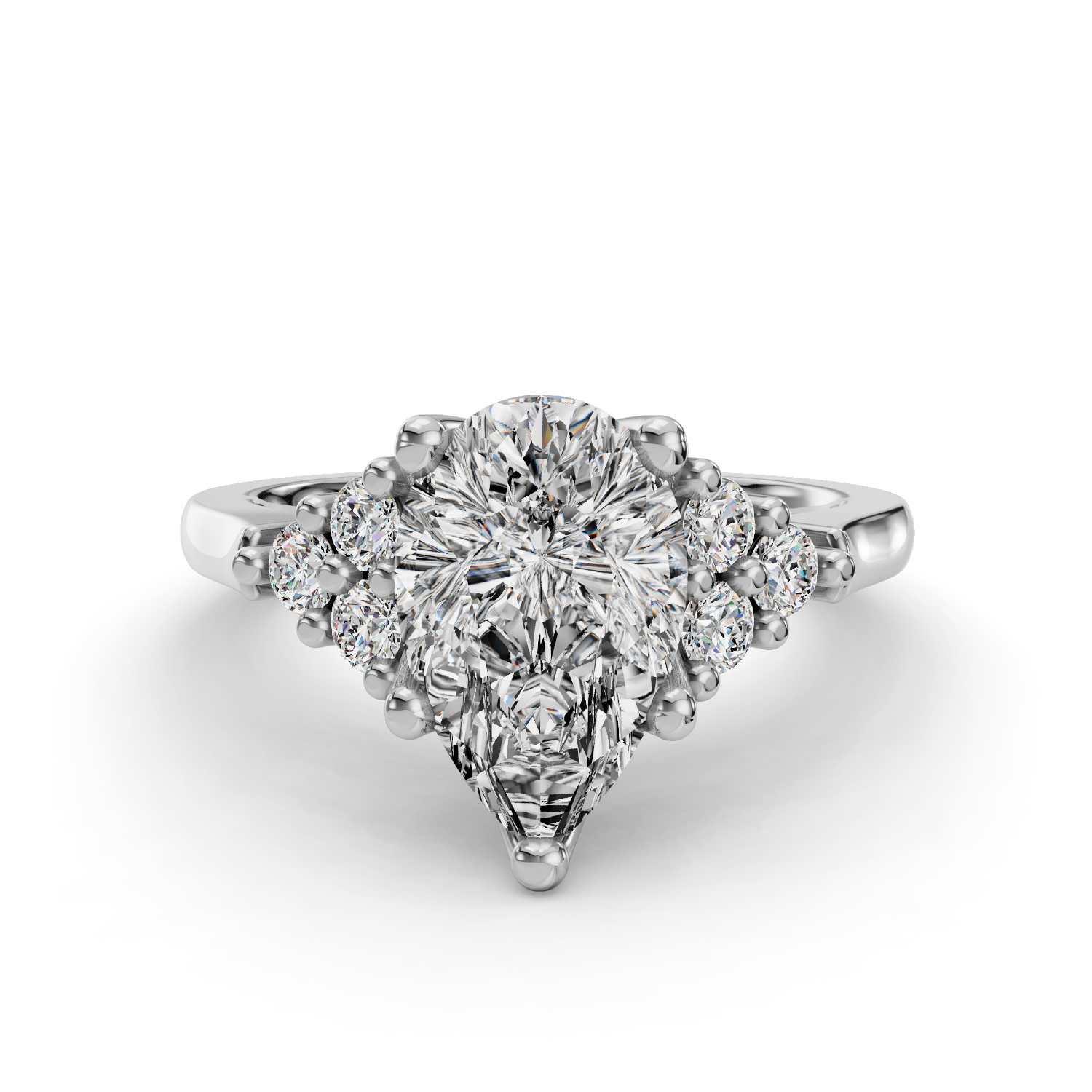 Tulip Customizable Lab Grown Diamond Engagement Ring
