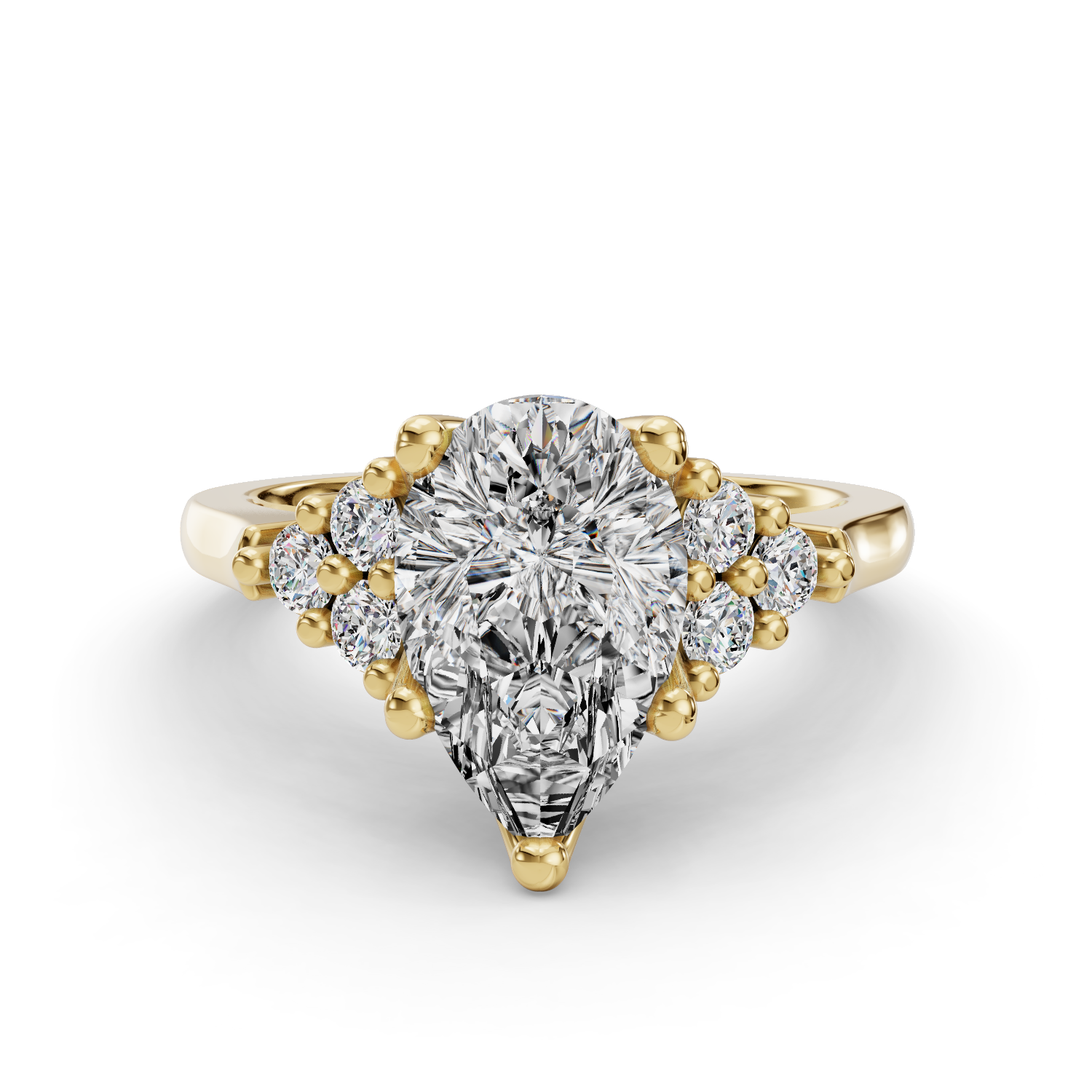 Tulip Customizable Lab Grown Diamond Engagement Ring