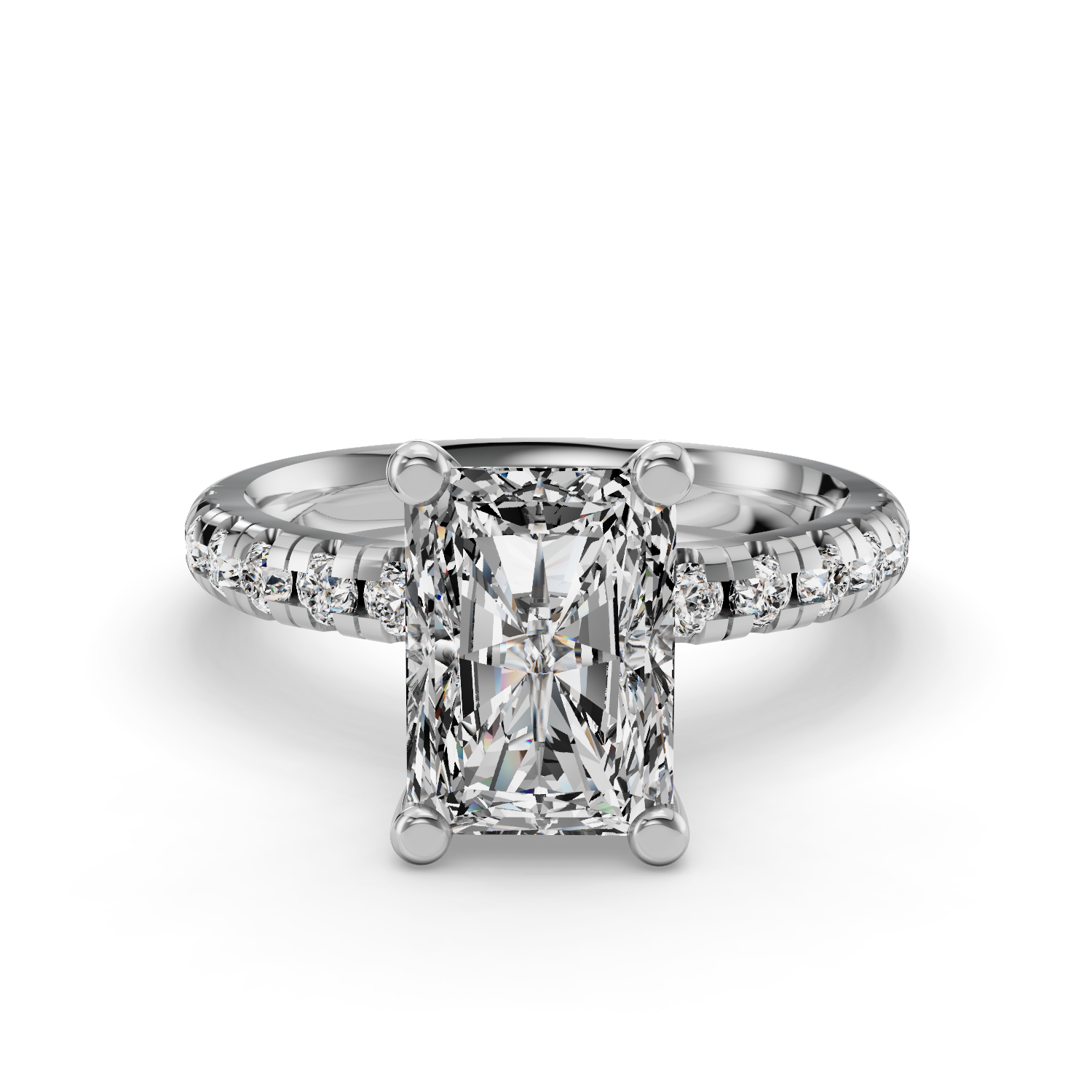 Ivy Customizable Lab Grown Diamond Wrap Halo Engagement Ring - Carter's Collective Fine Jewelry
