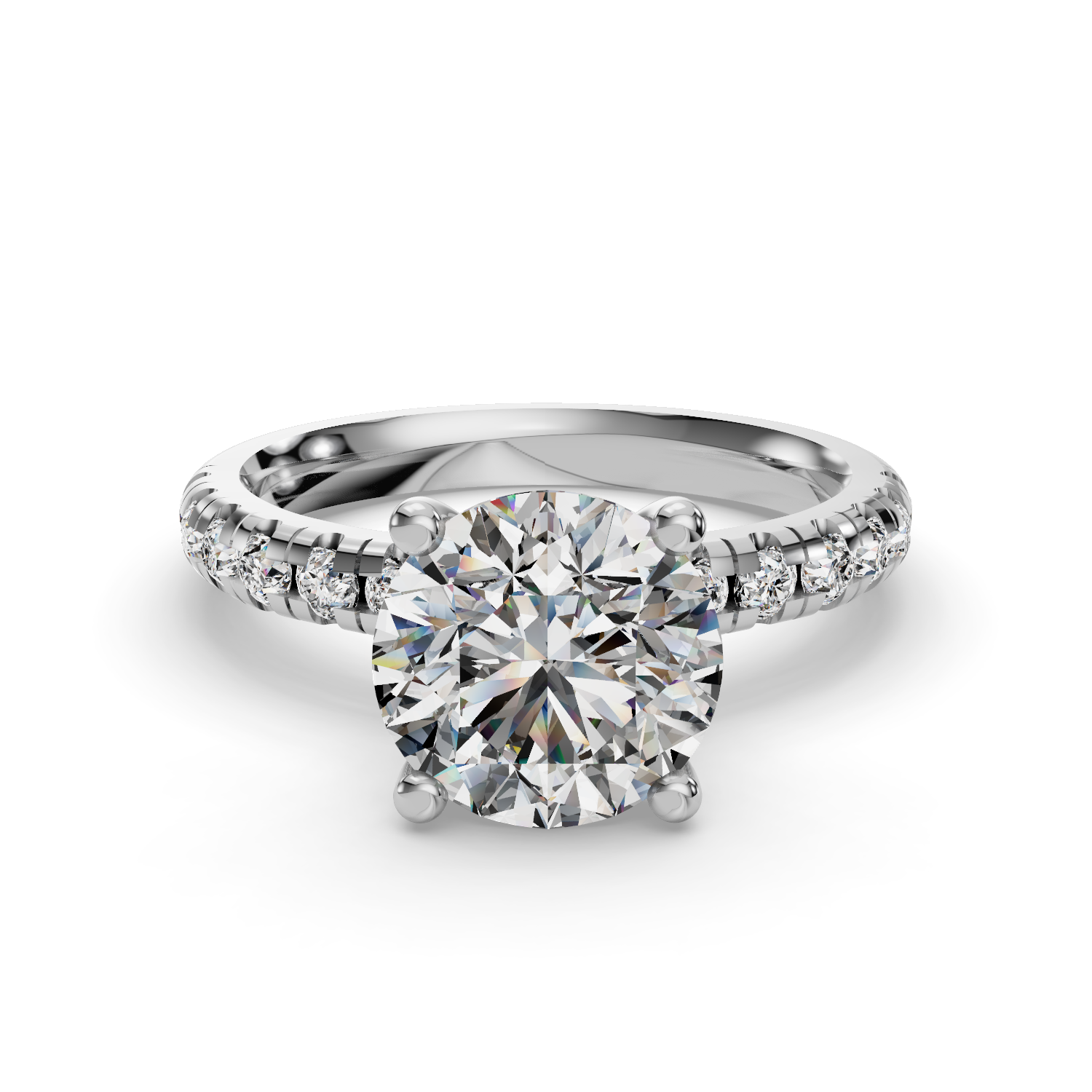 Ivy Customizable Lab Grown Diamond Wrap Halo Engagement Ring - Carter's Collective Fine Jewelry