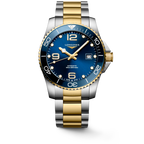 "Hydroconquest" - Stainless Steel/Yellow PVD w/Sunray Blue Dial - Automatic - 41mm - Small Box