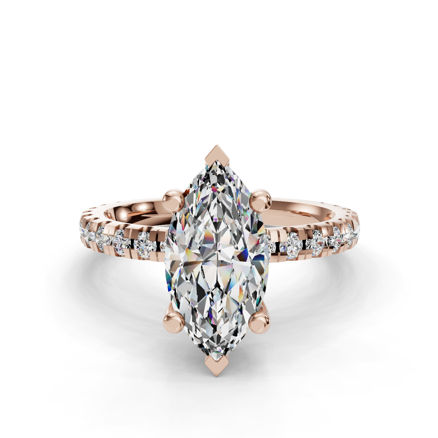 Iris Customizable Lab Grown Diamond Engagement Ring - Carter's Collective Fine Jewelry