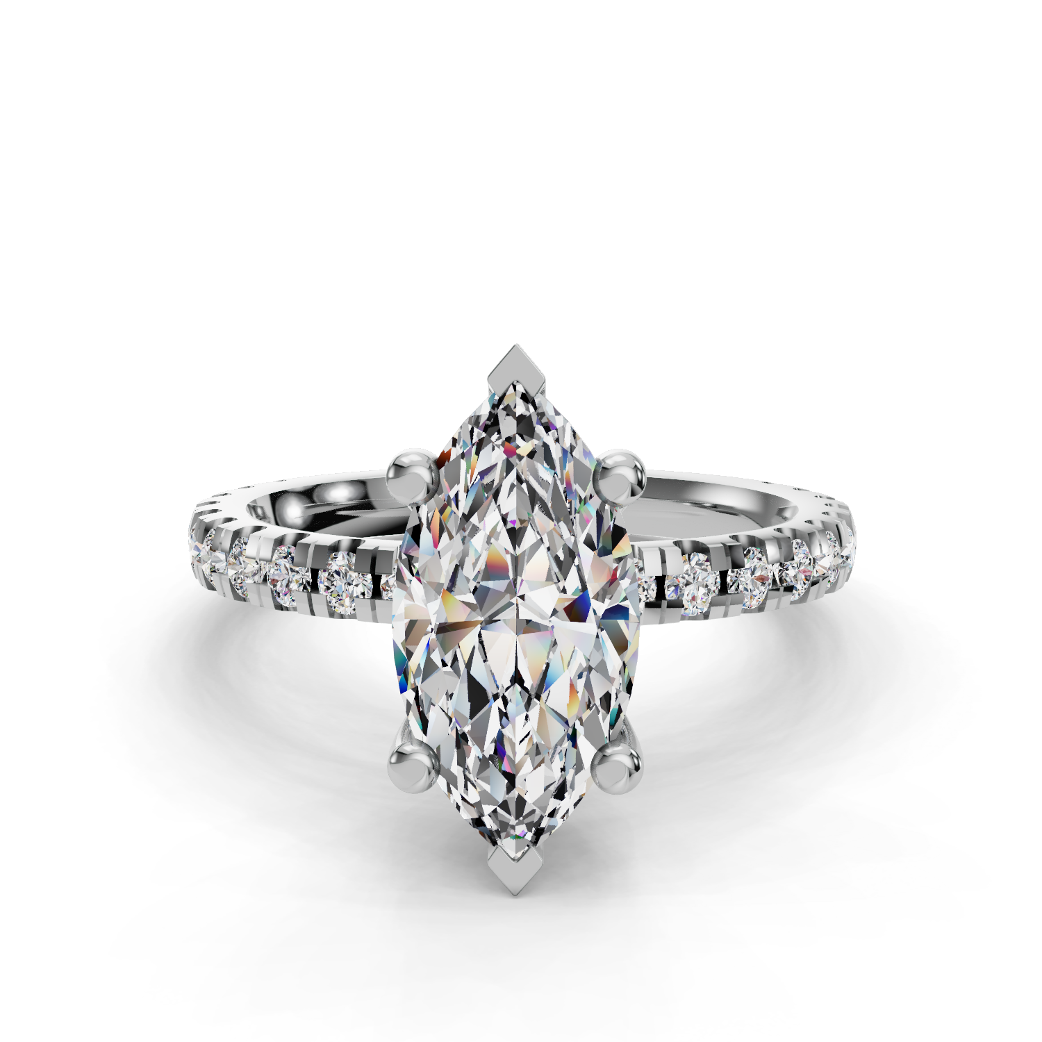 Iris Customizable Lab Grown Diamond Engagement Ring - Carter's Collective Fine Jewelry