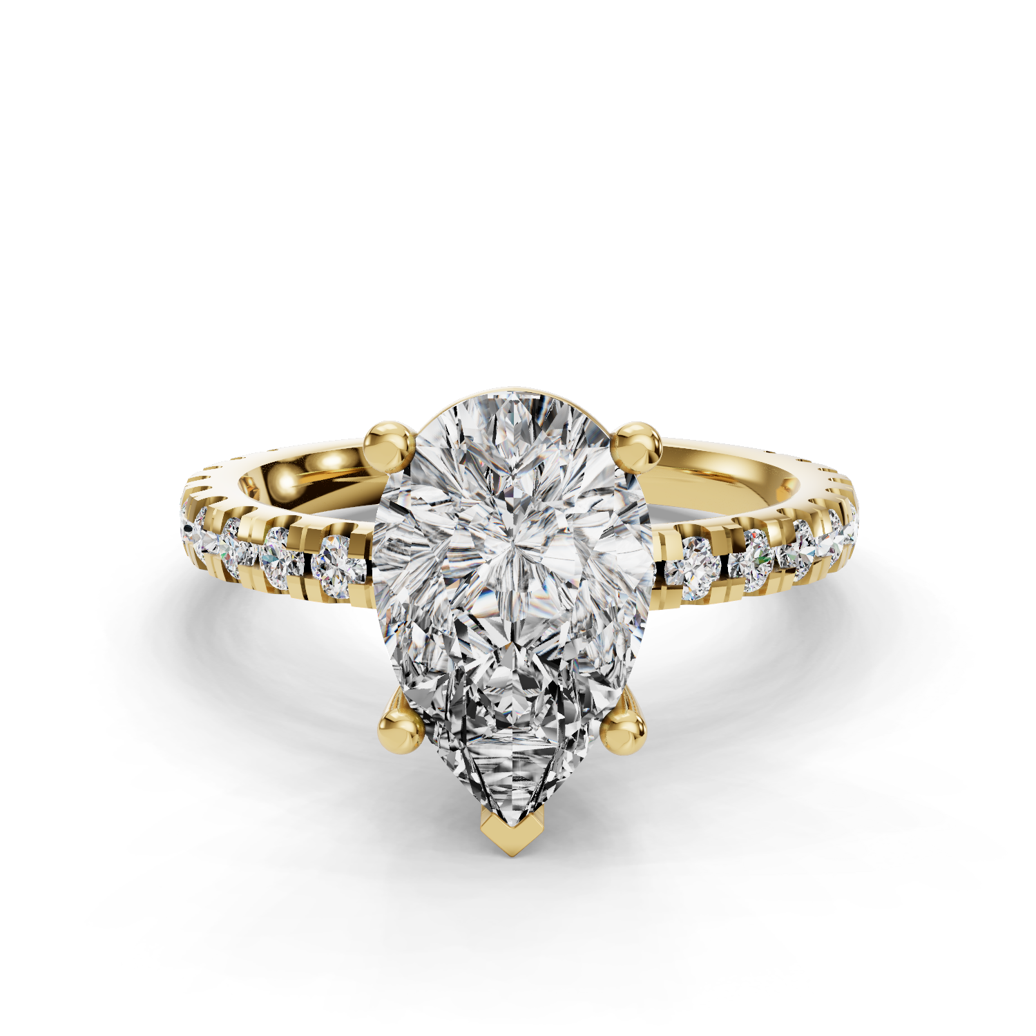 Iris Customizable Lab Grown Diamond Engagement Ring - Carter's Collective Fine Jewelry