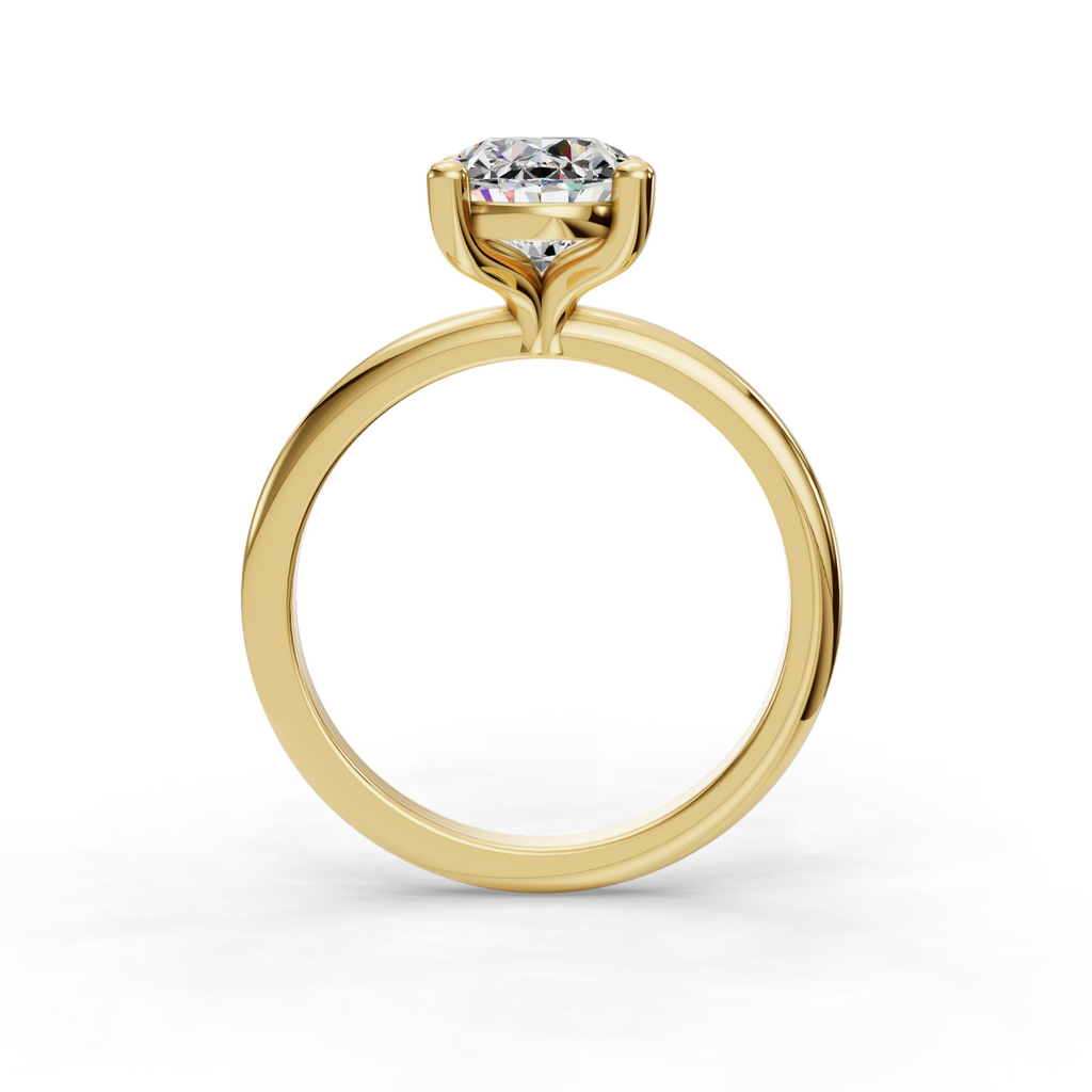 Azalea Customizable Lab Grown Diamond Engagement Ring - Carter's Collective Fine Jewelry