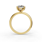 Azalea Customizable Lab Grown Diamond Engagement Ring - Carter's Collective Fine Jewelry