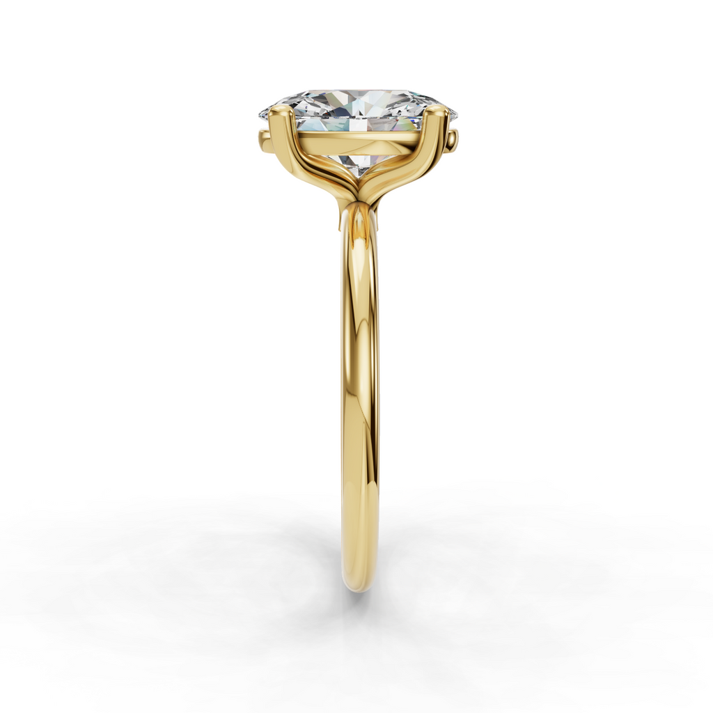Azalea Customizable Lab Grown Diamond Engagement Ring - Carter's Collective Fine Jewelry