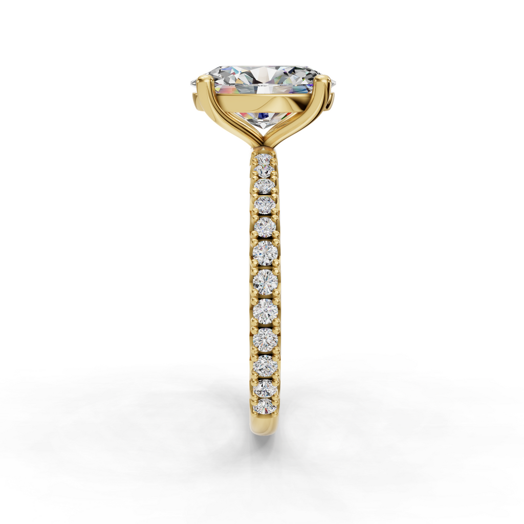Paisley Customizable Lab Grown Diamond Engagement Ring - Carter's Collective Fine Jewelry
