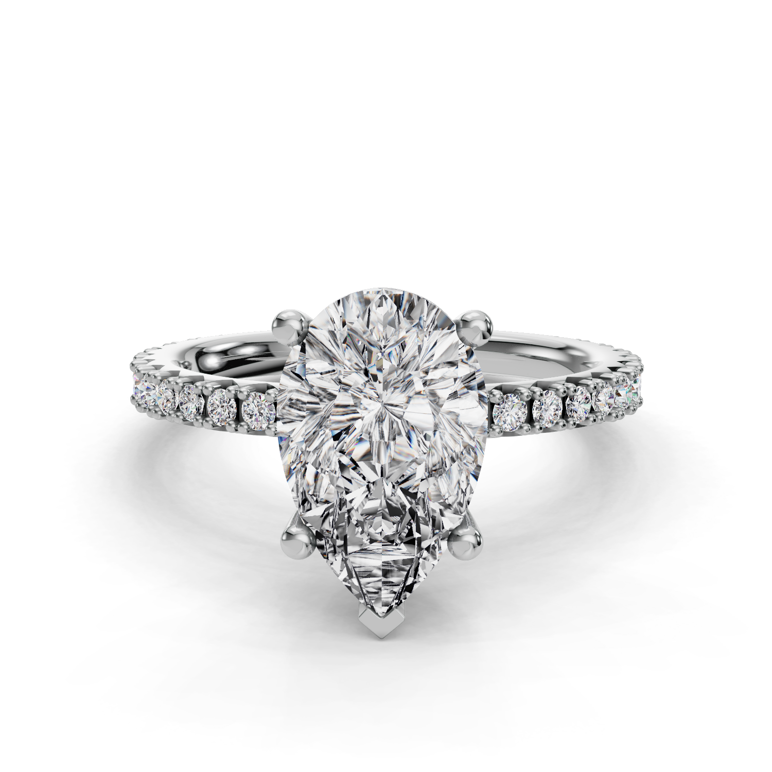 Paisley Customizable Lab Grown Diamond Engagement Ring
