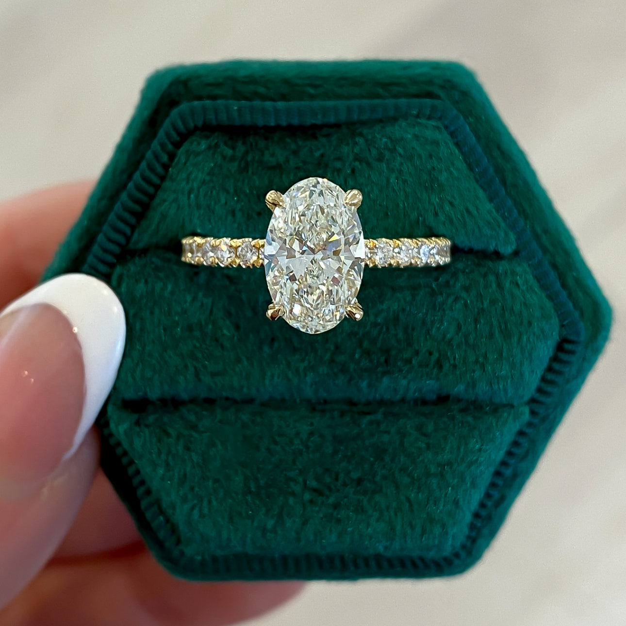 Iris Customizable Lab Grown Diamond Engagement Ring - Carter's Collective Fine Jewelry